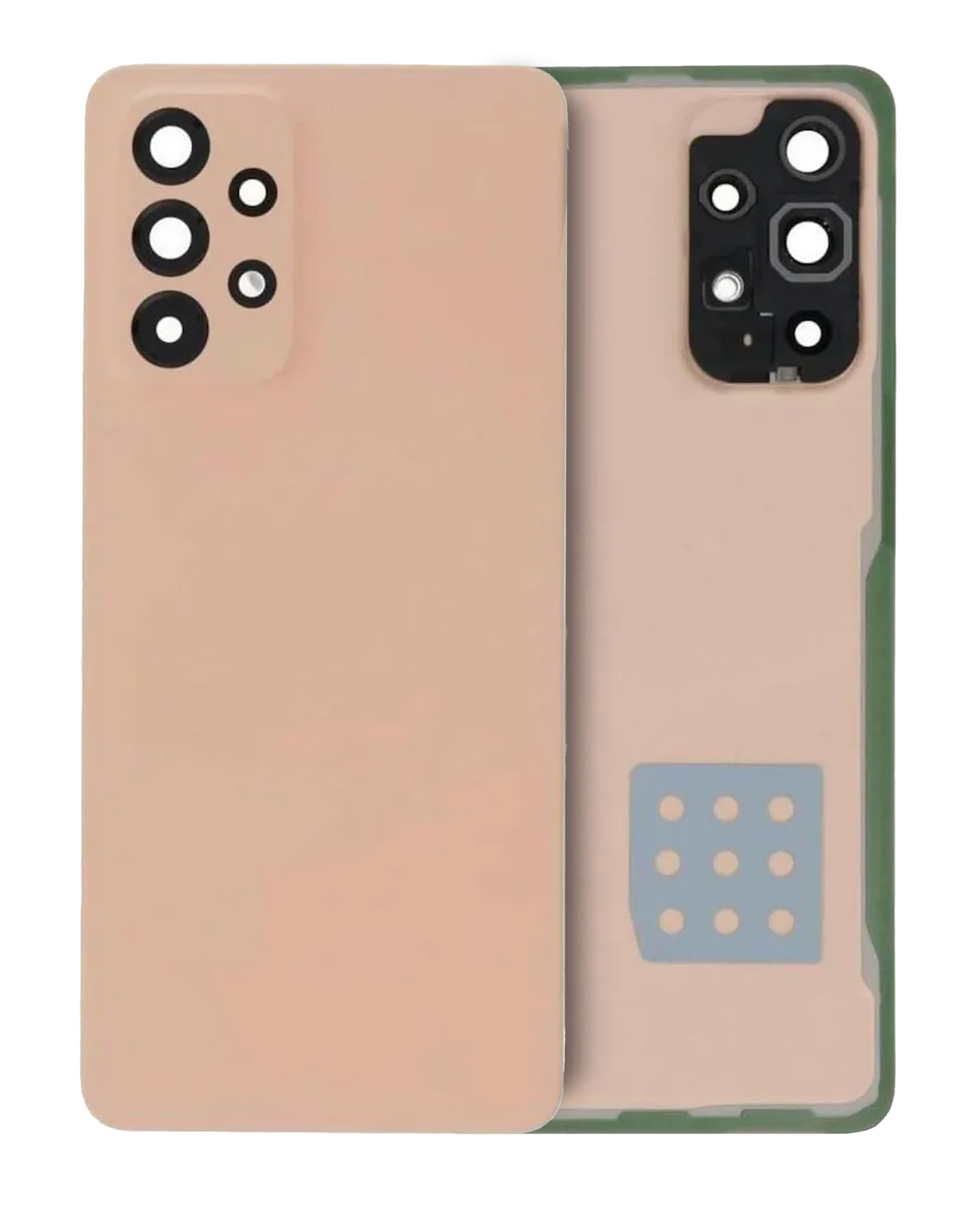 Rückdeckelglas mit Kameraglas für Samsung Galaxy A33 5G (A336 / 2022) (Service Pack) (Peach)