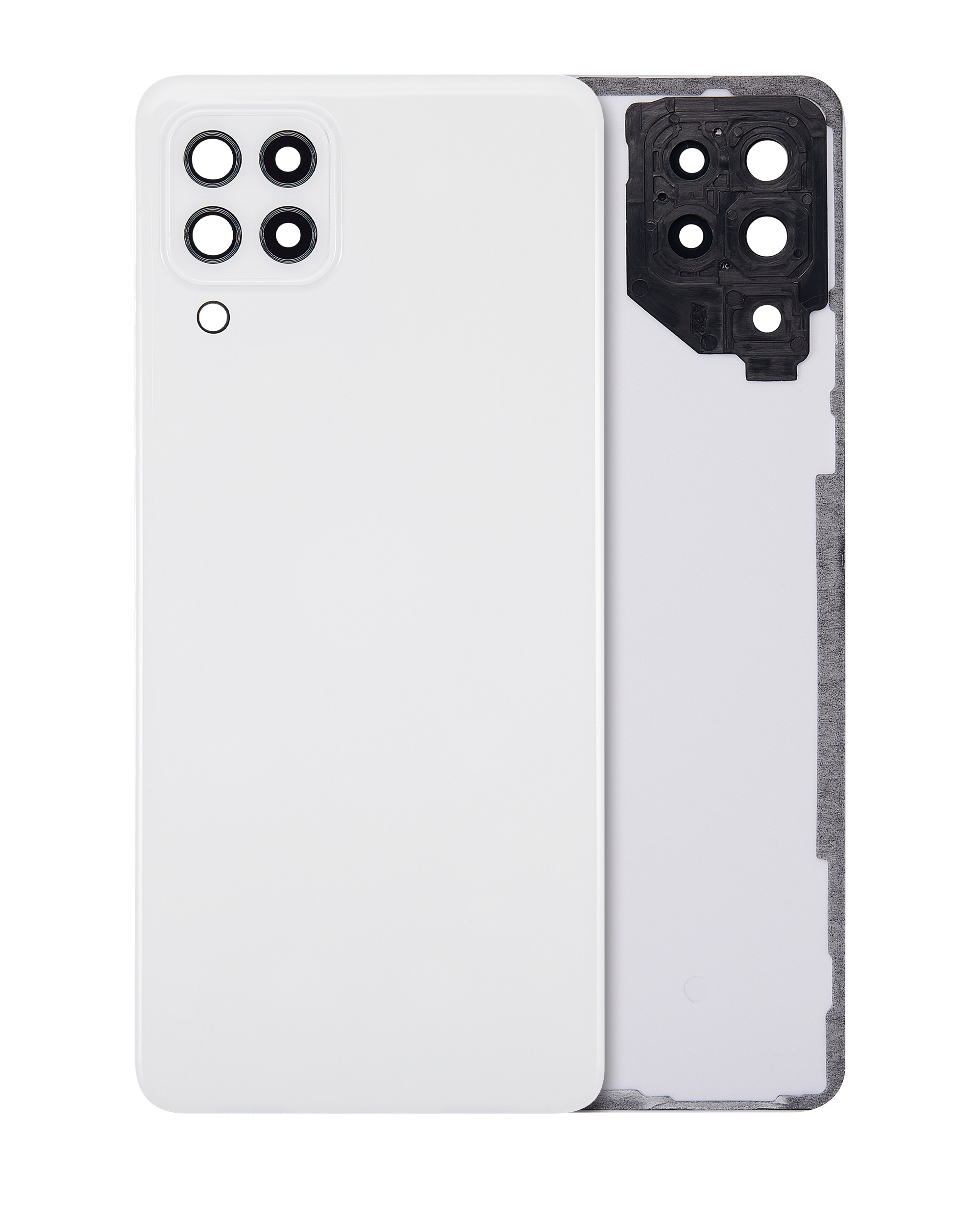 Rückdeckelglas mit Kameraglas für Samsung Galaxy A22 4G (A225 / 2021) (Service Pack) (Black (Schwarz)) – Bild 5