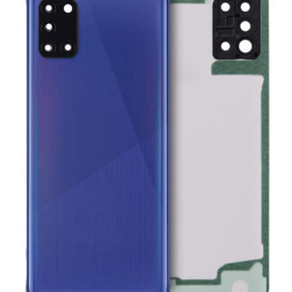 Rückdeckelglas mit Kameraglas für Samsung Galaxy A31 (A315 / 2020) (Service Pack) (Blue (Blau))