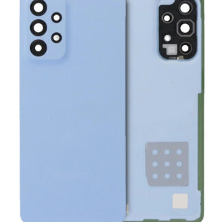 Rückdeckelglas mit Kameraglas für Samsung Galaxy A33 5G (A336 / 2022) (Service Pack) (Blue (Blau))