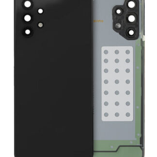 Rückdeckelglas mit Kameraglas für Samsung Galaxy A32 4G (A325 / 2021) (Service Pack) (Awesome Black)
