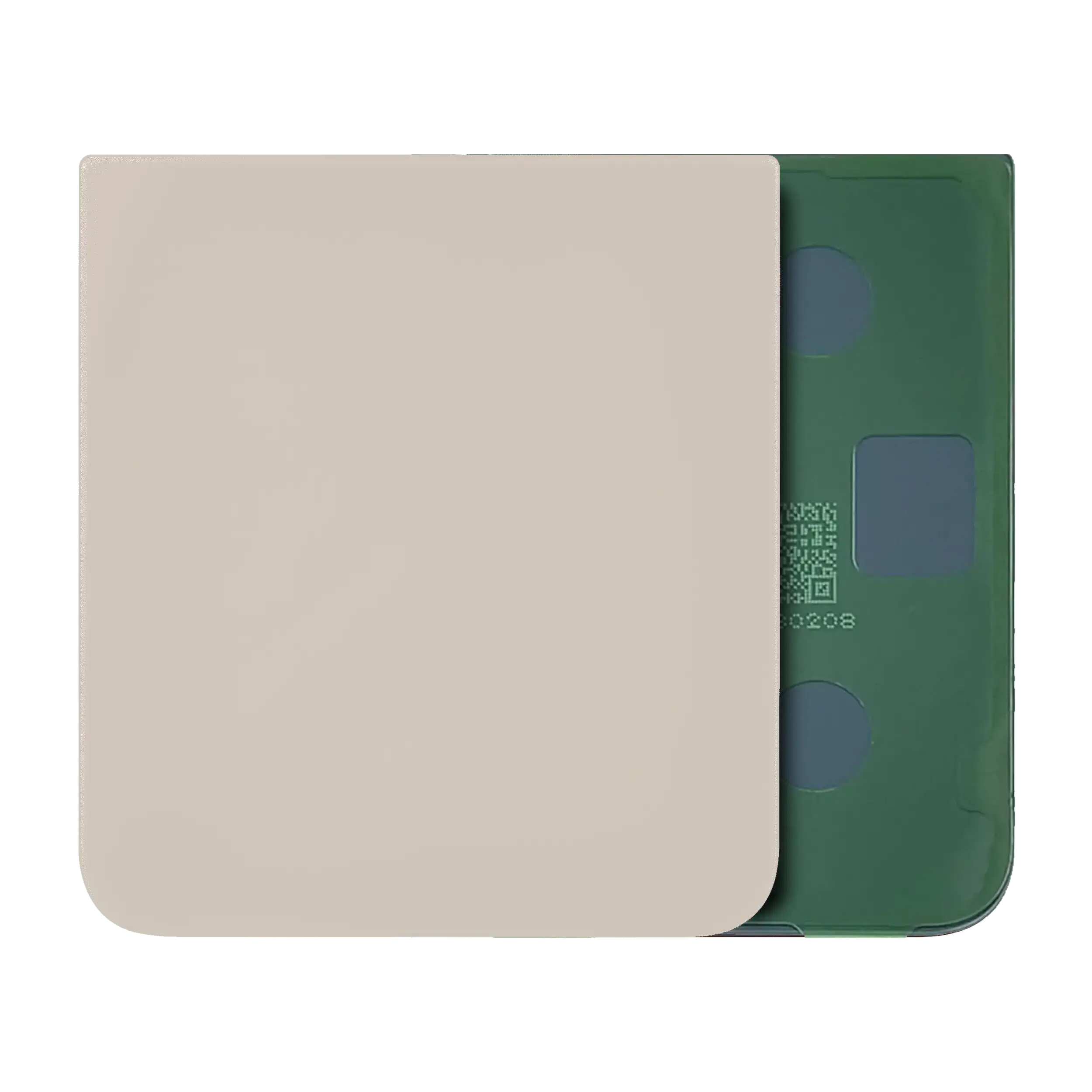 Bottom Rückdeckelglas für Samsung Galaxy Z Flip 5 (Service Pack) (Graphite) – Bild 3