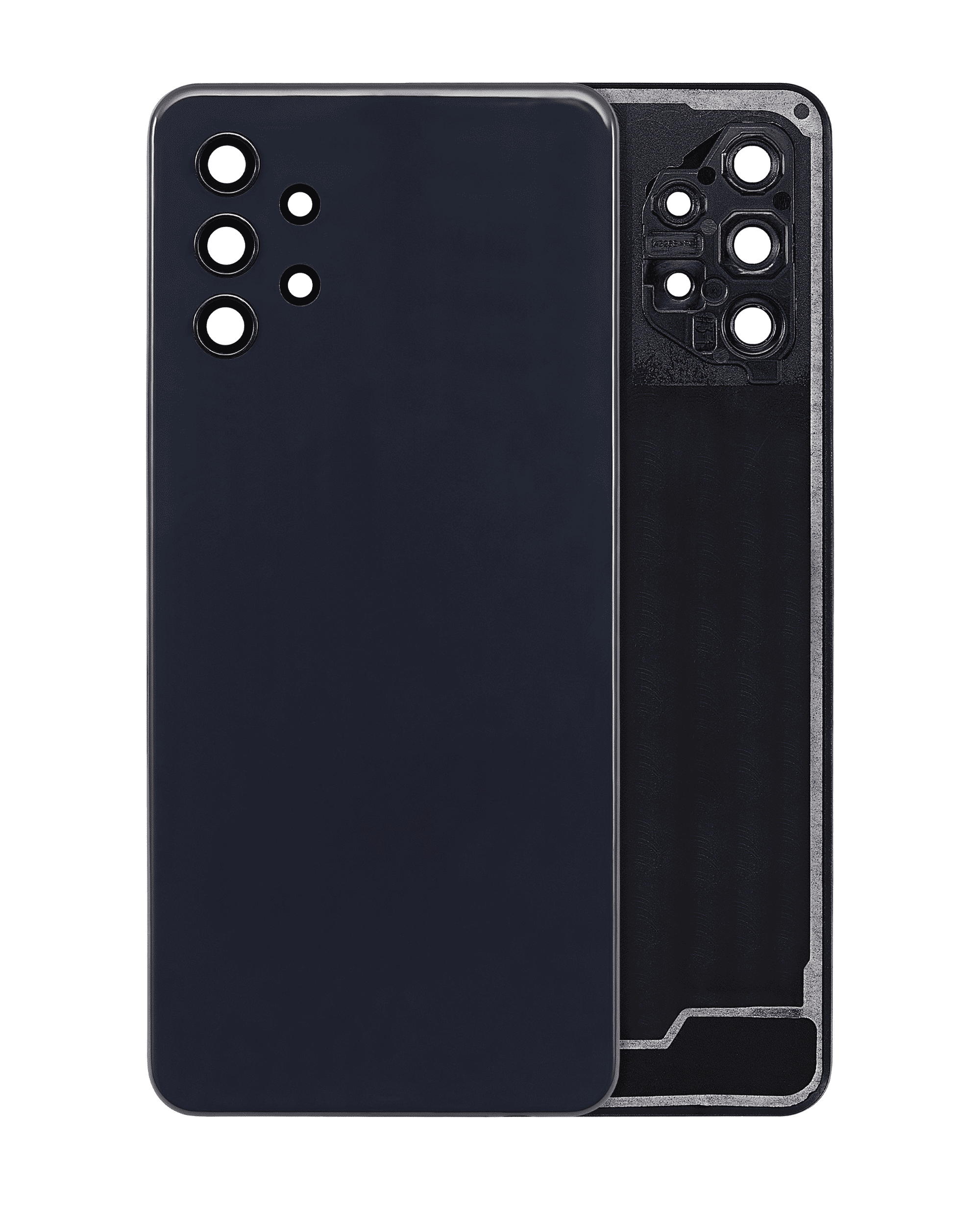 Rückdeckelglas mit Kameraglas für Samsung Galaxy A32 5G (A326 / 2021) (Service Pack) (Awesome Black) – Bild 4