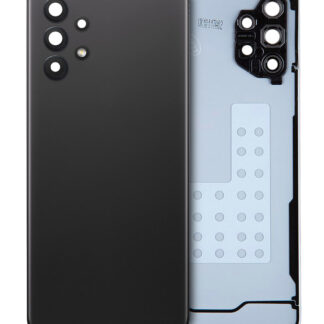 Rückdeckelglas mit Kameraglas für Samsung Galaxy A32 5G (A326 / 2021) (Service Pack) (Awesome Black)