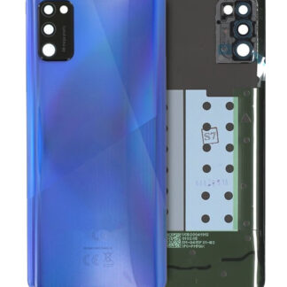 Rückdeckelglas mit Kameraglas für Samsung Galaxy A41 (A415 / 2020) (Service Pack) (Prism Crush Blue)