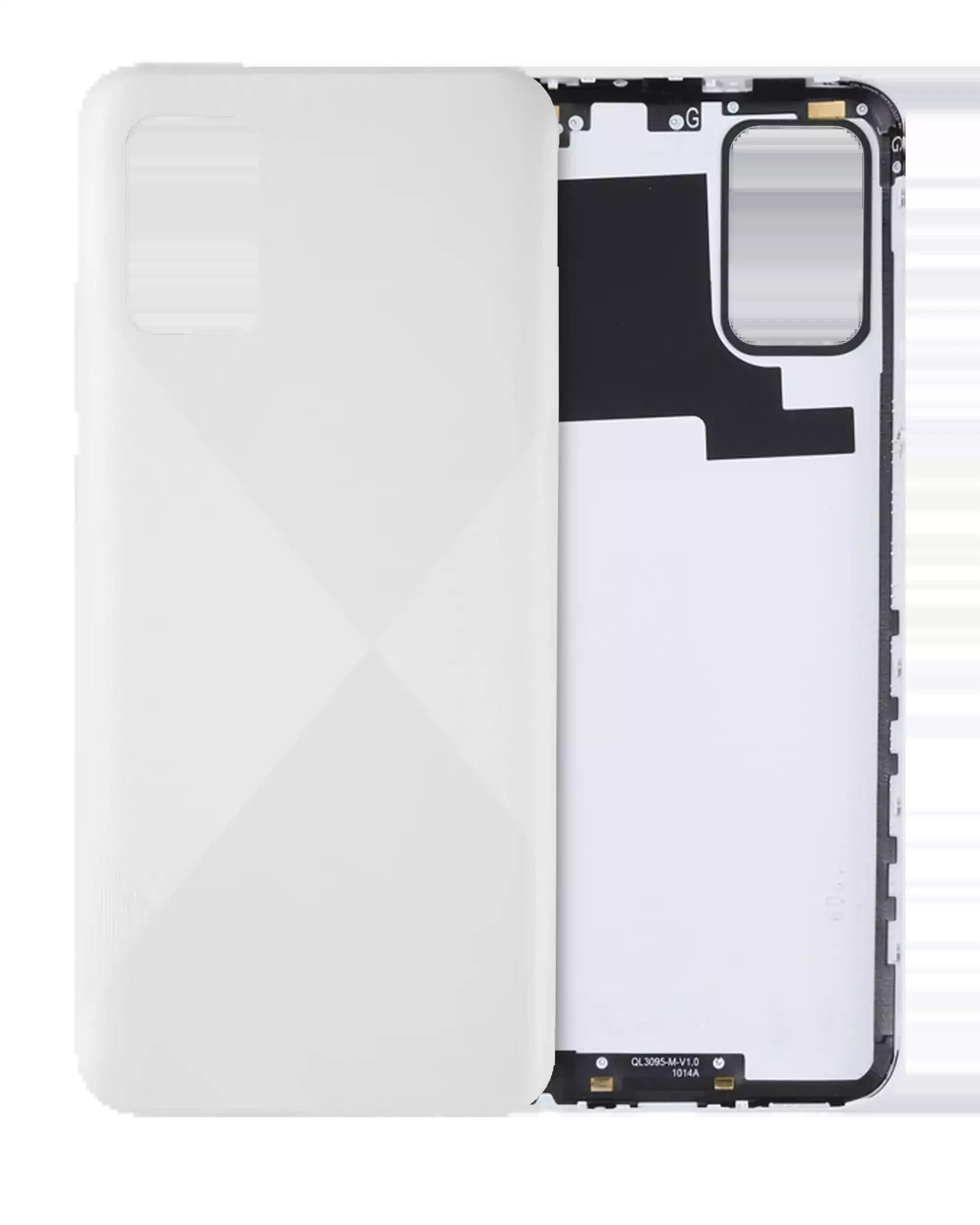 Rückdeckelglas für Samsung Galaxy A02S (A025 / 2020) (Service Pack) (White (Weiß))