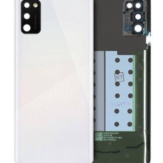 Rückdeckelglas mit Kameraglas für Samsung Galaxy A41 (A415 / 2020) (Service Pack) (Prism Crush Silver)