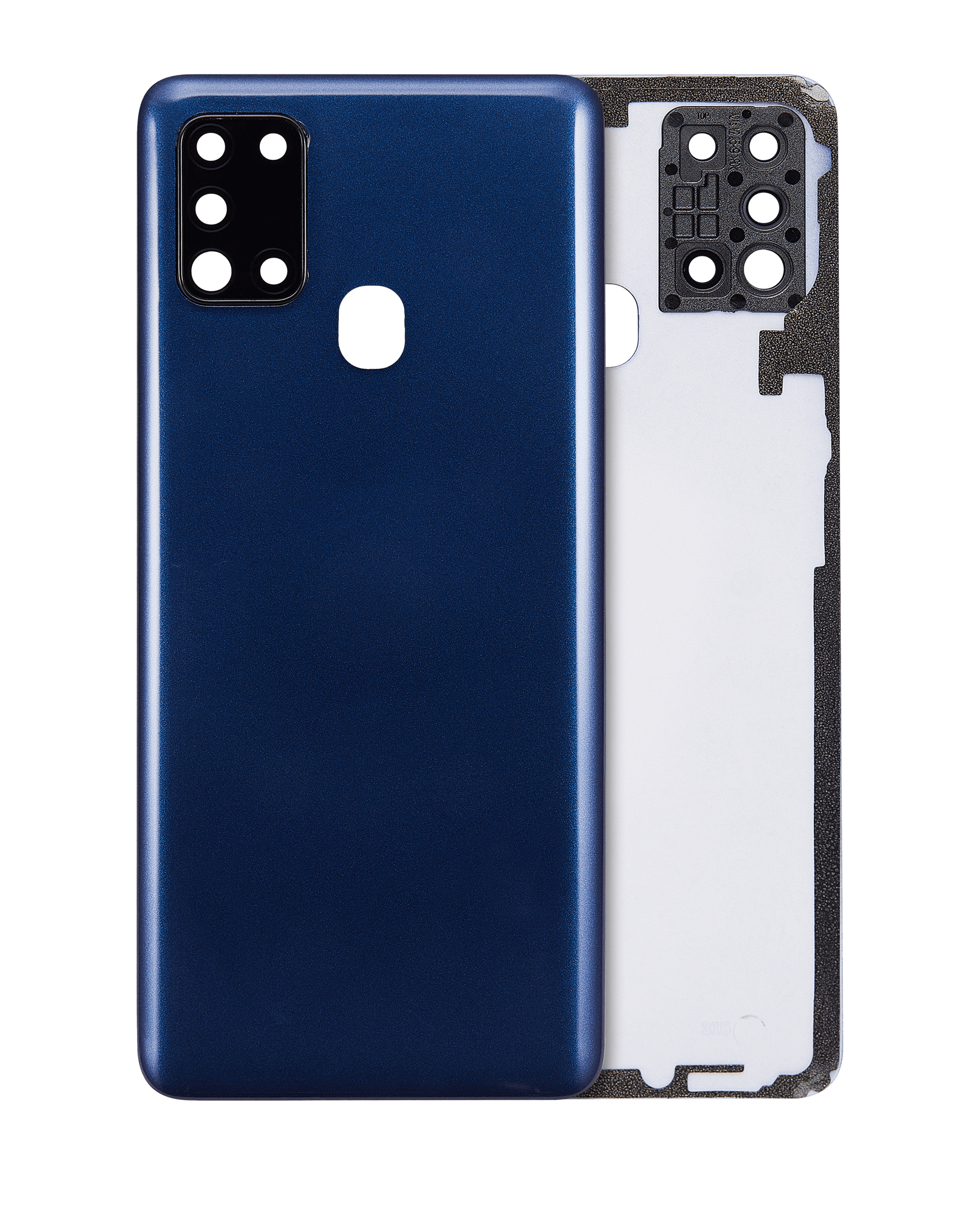 Rückdeckelglas mit Kameraglas für Samsung Galaxy A21s (A217 / 2020) (Service Pack) (Blue (Blau)) – Bild 3