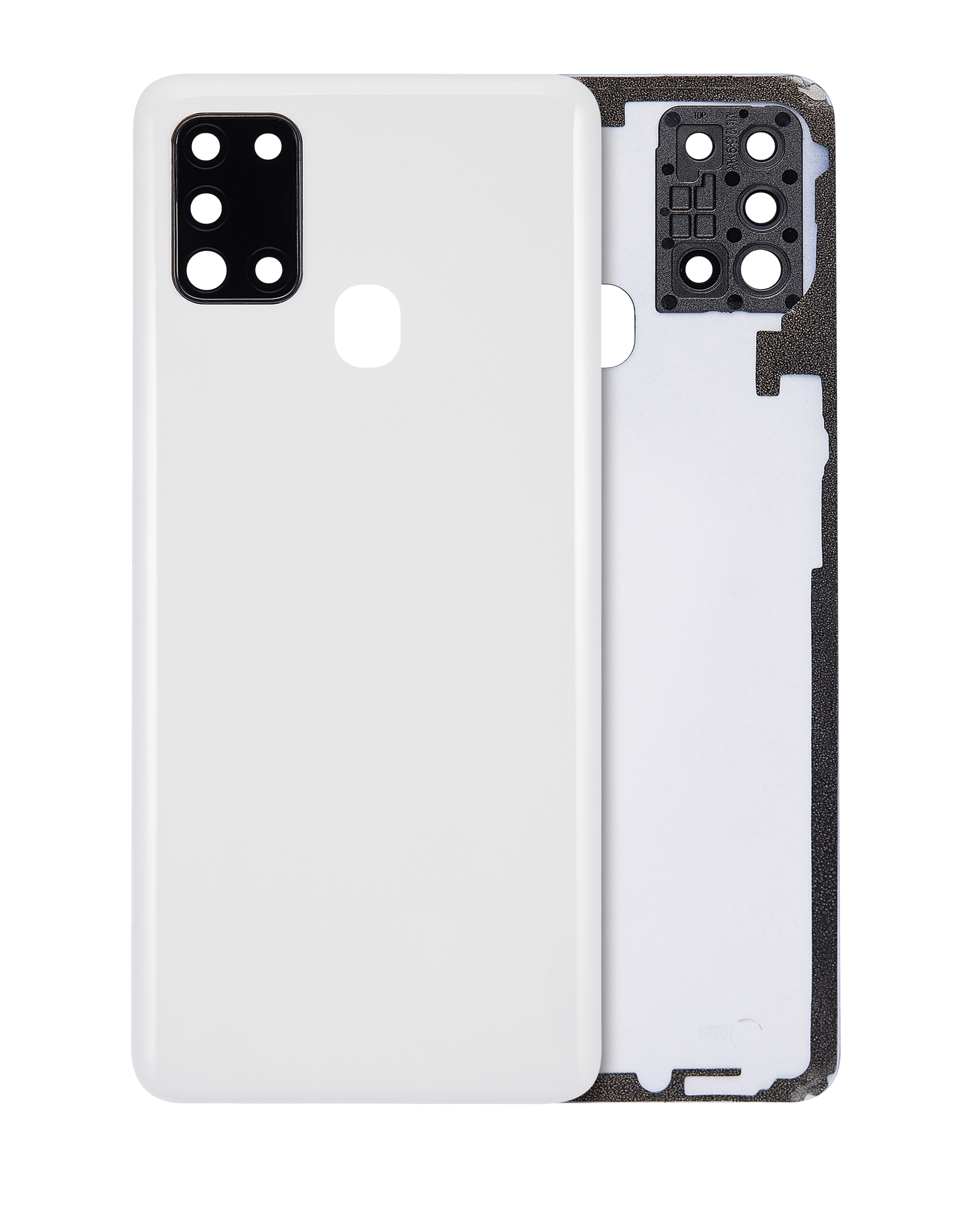 Rückdeckelglas mit Kameraglas für Samsung Galaxy A21s (A217 / 2020) (Service Pack) (Blue (Blau)) – Bild 4