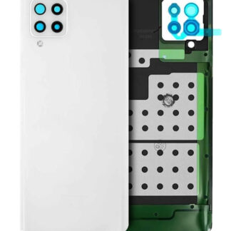 Rückdeckelglas mit Kameraglas für Samsung Galaxy A42 5G (A426 / 2020) (Service Pack) (Prism Dot White)