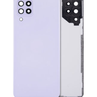 Rückdeckelglas mit Kameraglas für Samsung Galaxy A22 4G (A225 / 2021) (Service Pack) (Violet (Violett))