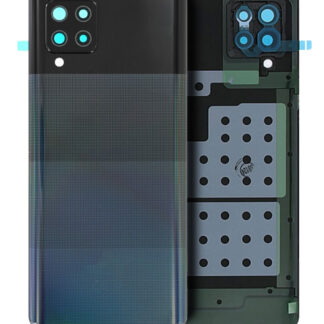 Rückdeckelglas mit Kameraglas für Samsung Galaxy A42 5G (A426 / 2020) (Service Pack) (Prism Dot Black)
