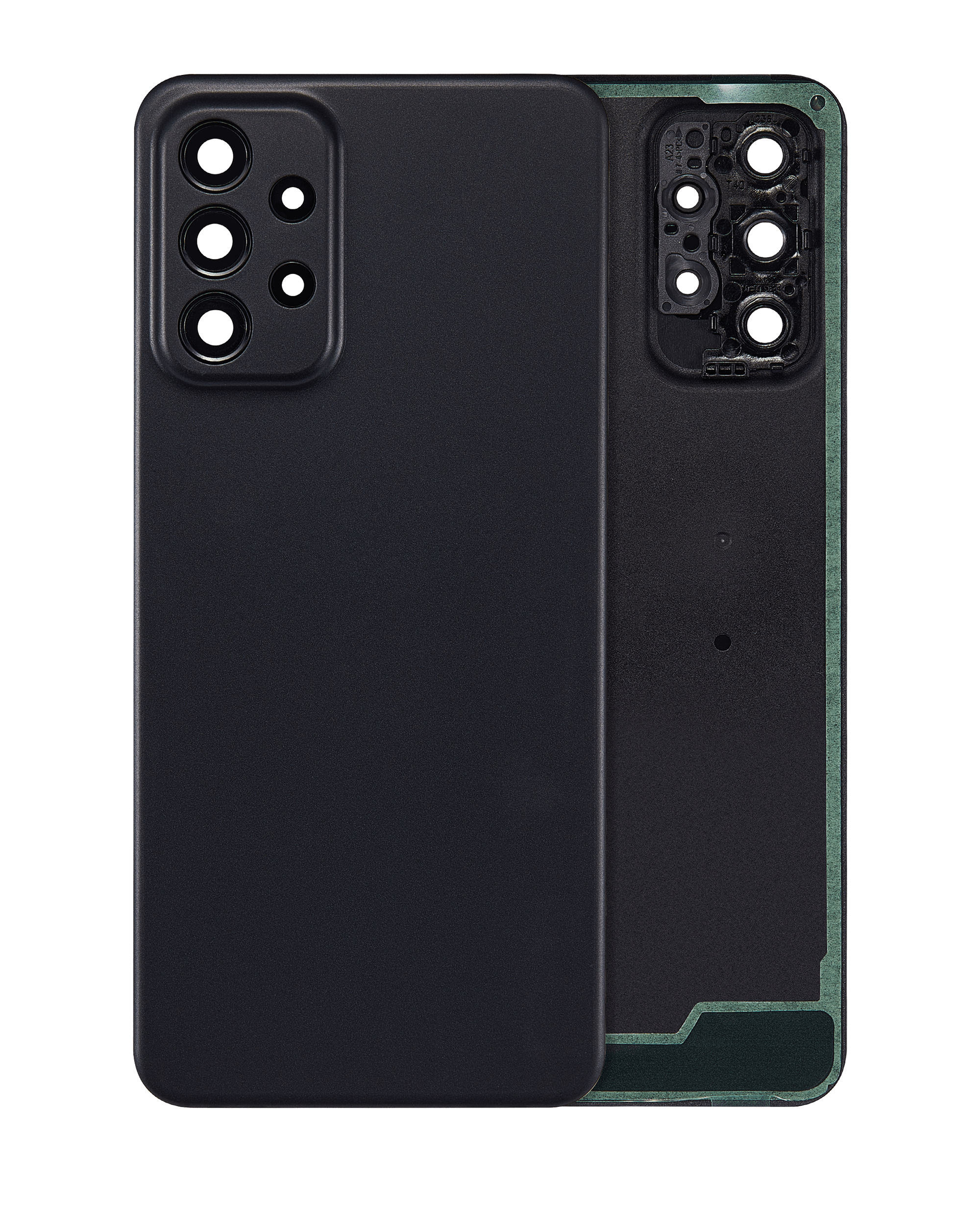 Rückdeckelglas für Samsung Galaxy A23 5G (A236 / 2022) (Service Pack) (Black (Schwarz)) – Bild 3