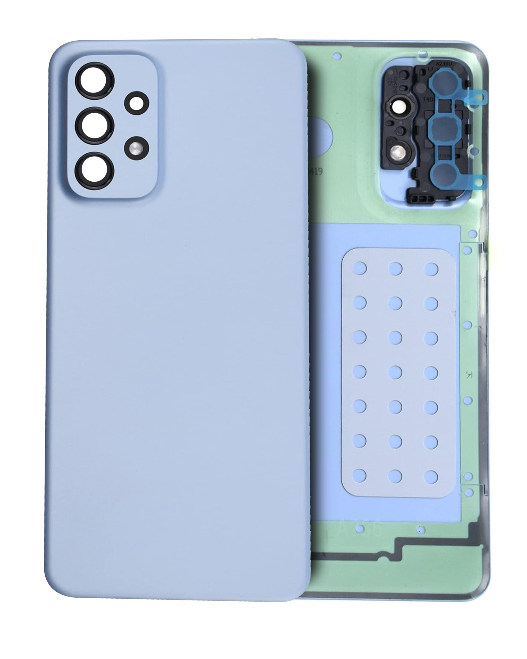 Rückdeckelglas für Samsung Galaxy A23 5G (A236 / 2022) (Service Pack) (Black (Schwarz)) – Bild 5