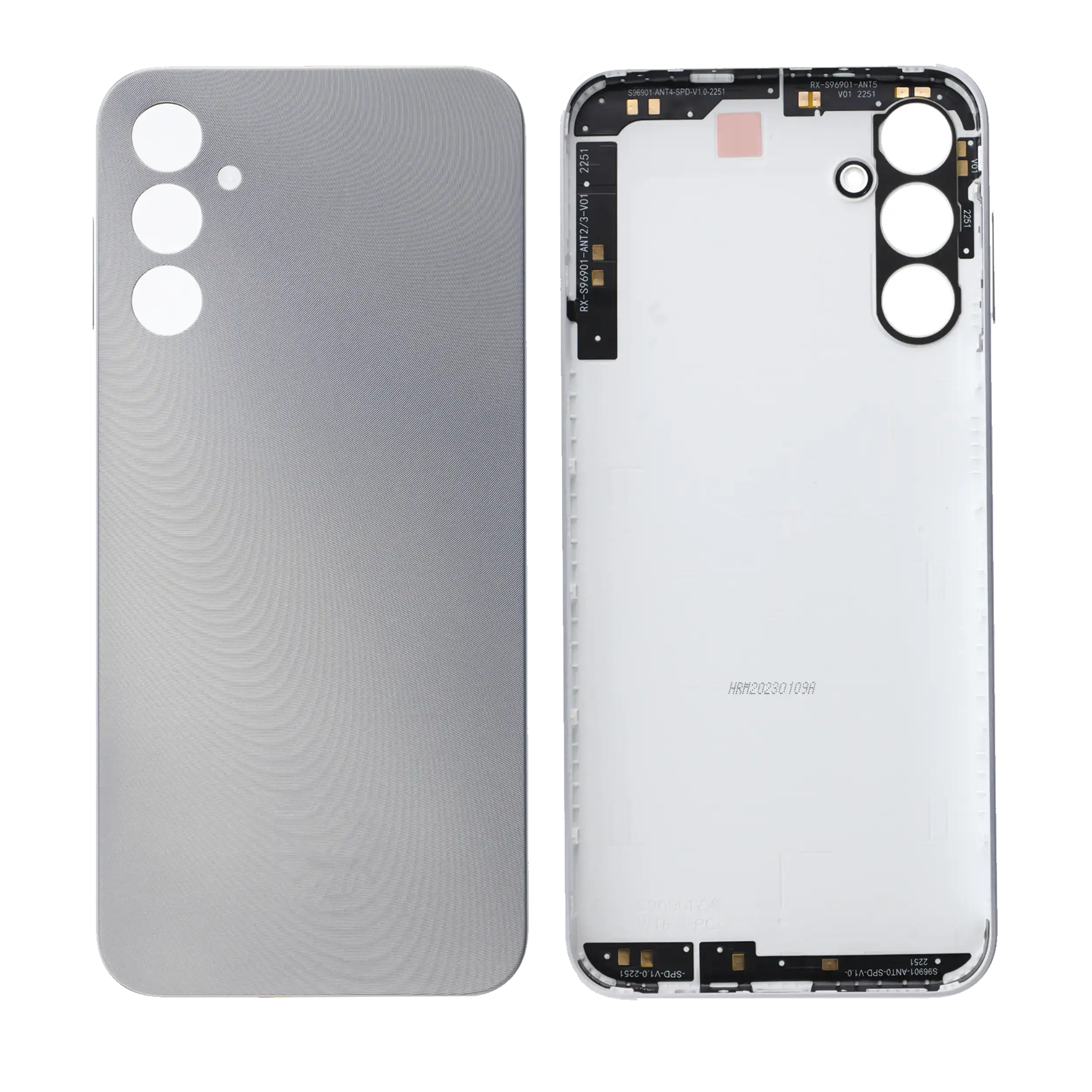 Rückdeckelglas für Samsung Galaxy A14 5G (A146 / 2023) (Service Pack) (Silver (Silber)) – Bild 4