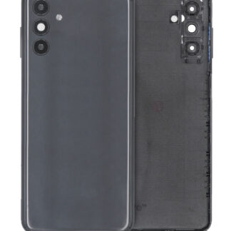 Rückdeckelglas mit Kameraglas für Samsung Galaxy A04s (A047 / 2022) (Service Pack) (Black (Schwarz))