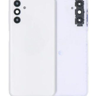 Rückdeckelglas mit Kameraglas für Samsung Galaxy A04s (A047 / 2022) (Service Pack) (White (Weiß))