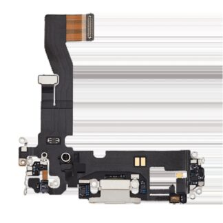 Ladebuchse Flexkabel für iPhone 12 (ausgebautes Originalteil) (White (Weiß))