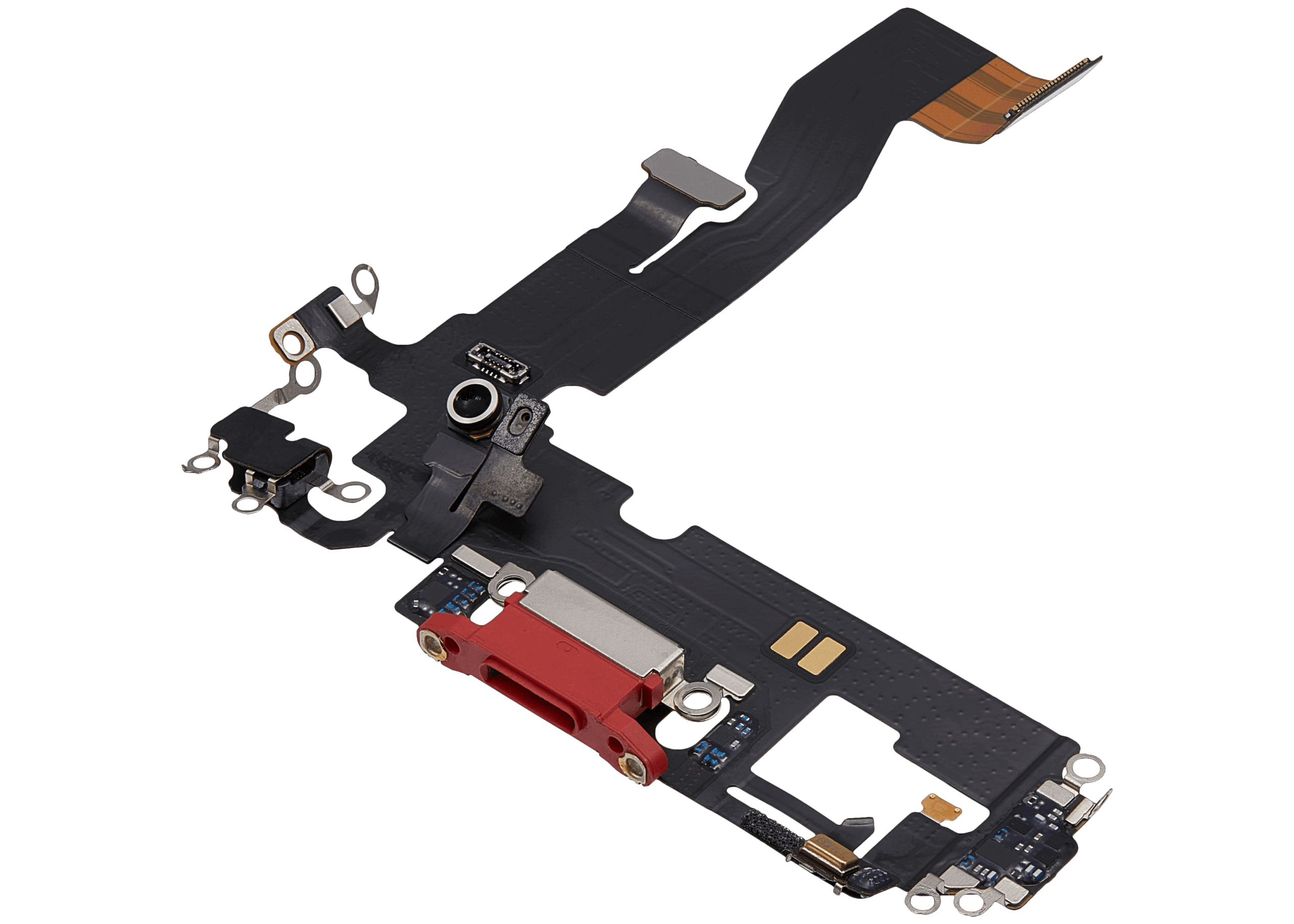 Ladebuchse Flexkabel für iPhone 12 (ausgebautes Originalteil) (Red (Rot)) – Bild 4