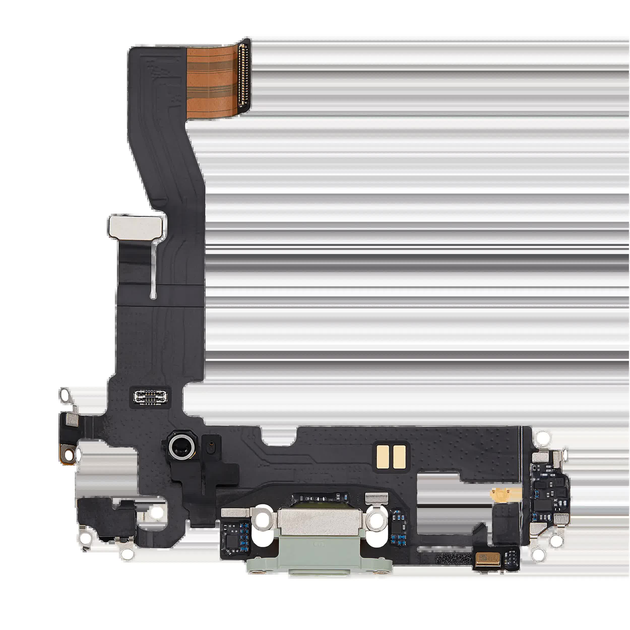 Ladebuchse Flexkabel für iPhone 12 (ausgebautes Originalteil) (Green (Grün))