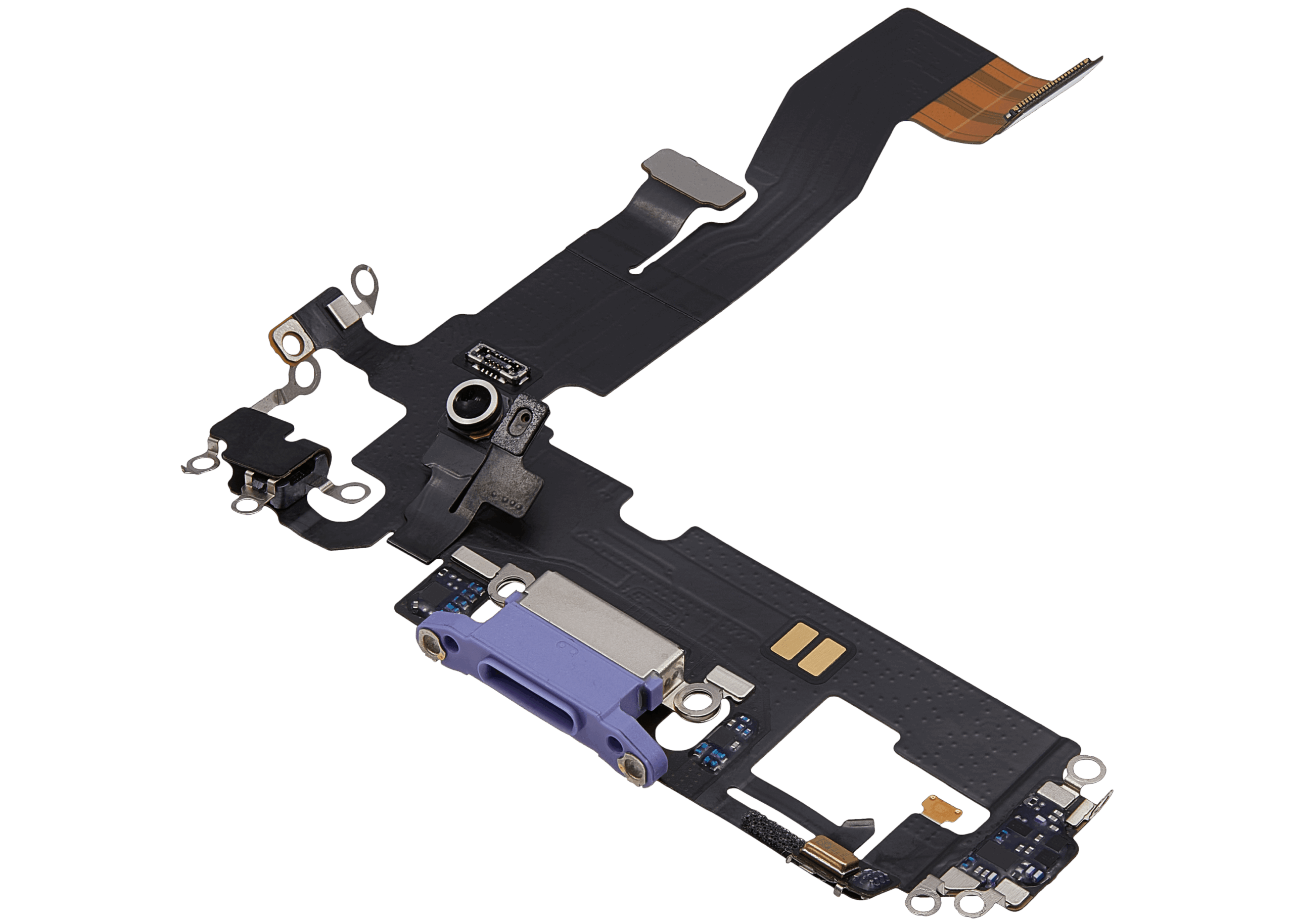 Ladebuchse Flexkabel für iPhone 12 (ausgebautes Originalteil) (Purple (Violett)) – Bild 4