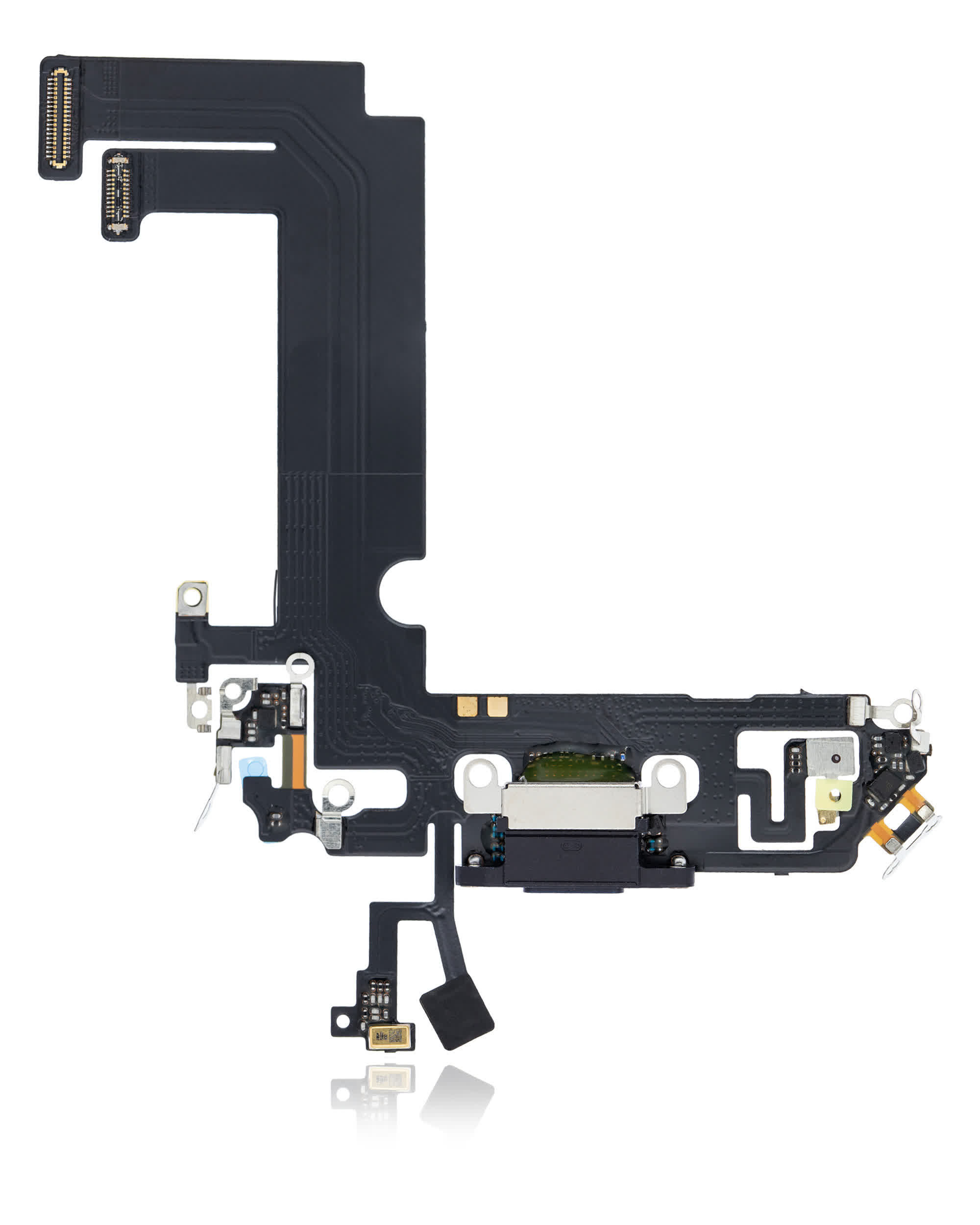Ladebuchse Flexkabel für iPhone 12 Mini (ausgebautes Originalteil) (Black (Schwarz))