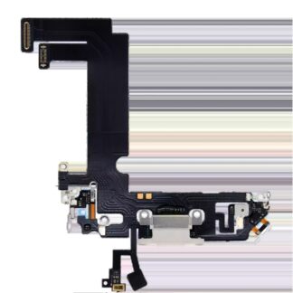 Ladebuchse Flexkabel für iPhone 12 Mini (ausgebautes Originalteil) (White (Weiß))