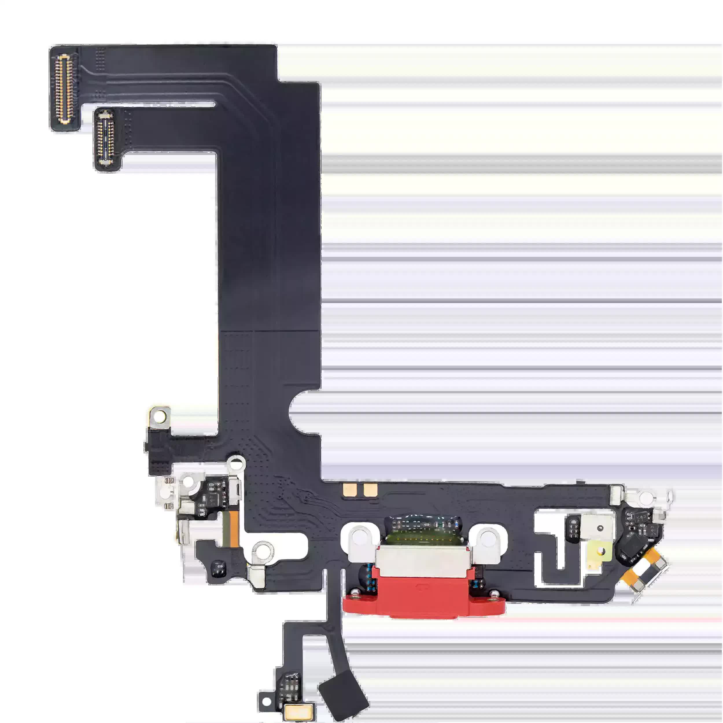Ladebuchse Flexkabel für iPhone 12 Mini (ausgebautes Originalteil) (Red (Rot))