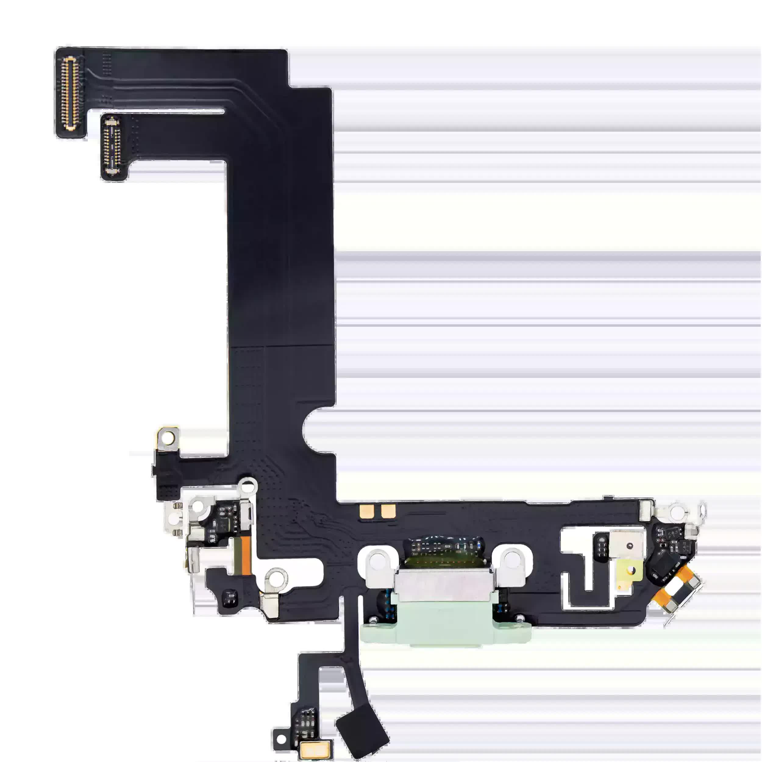 Ladebuchse Flexkabel für iPhone 12 Mini (ausgebautes Originalteil) (Green (Grün))