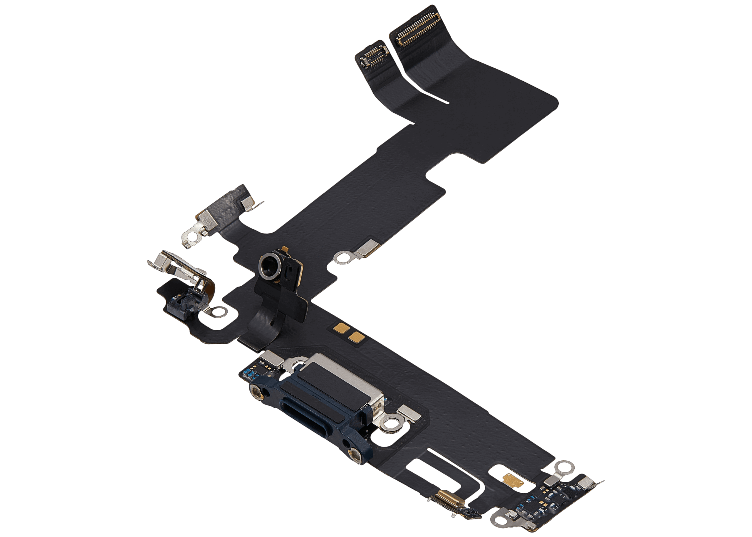 Ladebuchse Flexkabel für iPhone 13 (ausgebautes Originalteil) (Midnight) – Bild 4