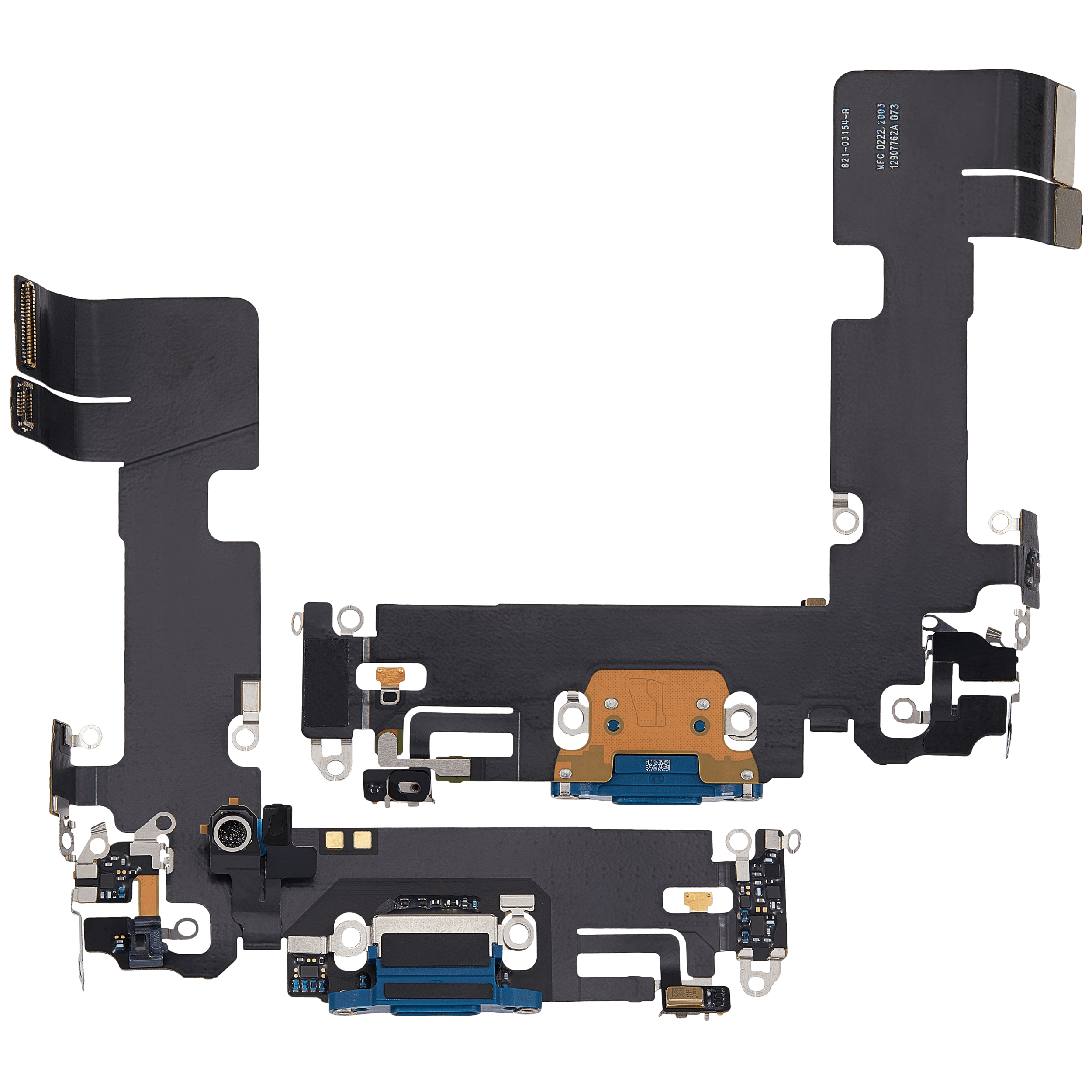 Ladebuchse Flexkabel für iPhone 13 (ausgebautes Originalteil) (Blue (Blau)) – Bild 2
