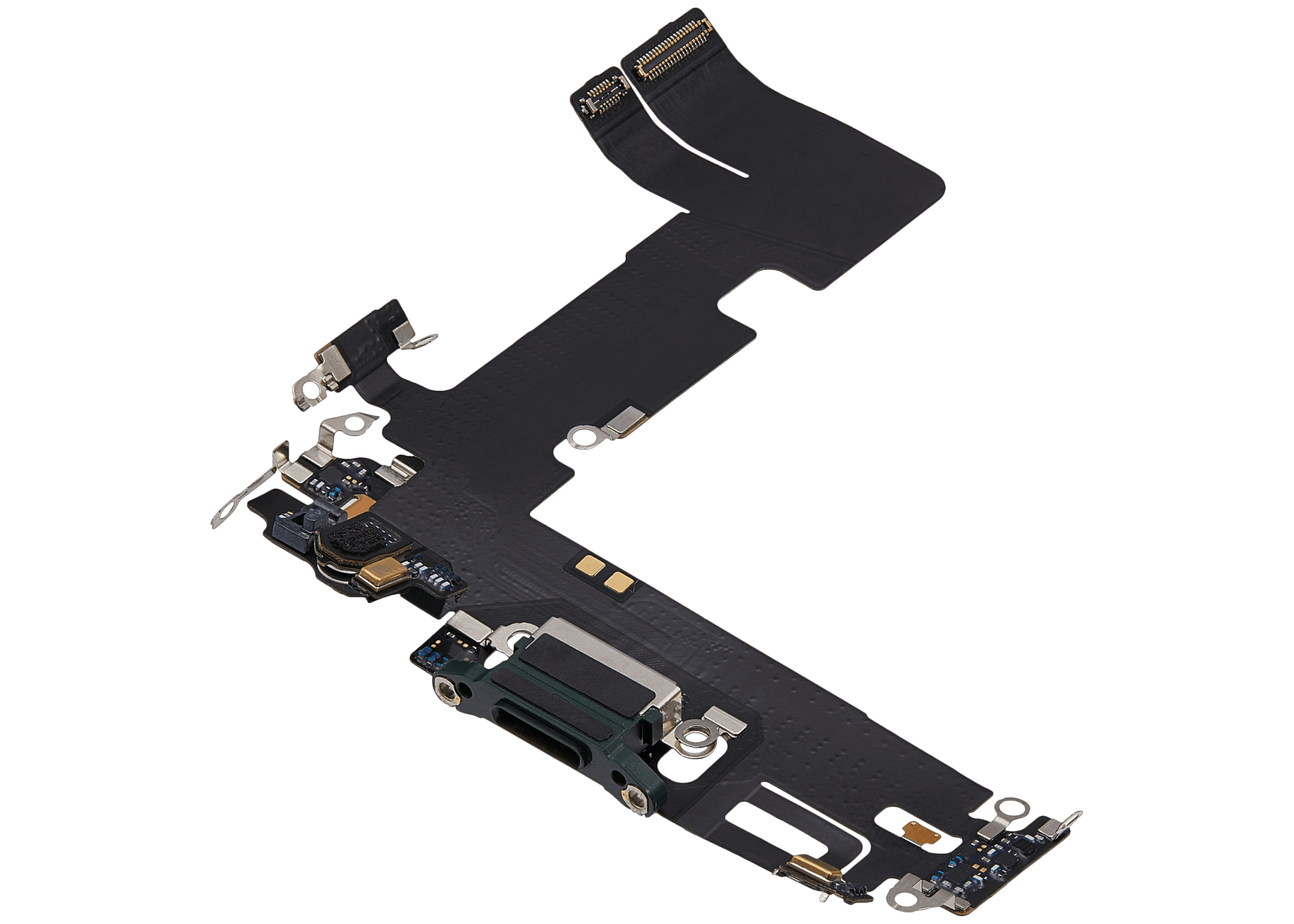 Ladebuchse Flexkabel für iPhone 13 (ausgebautes Originalteil) (Green (Grün)) – Bild 4