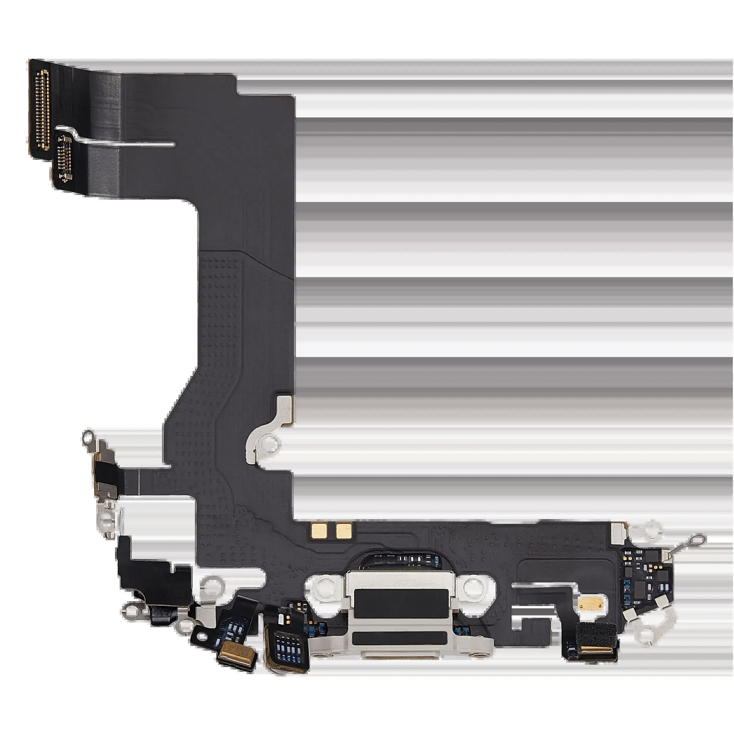 Ladebuchse Flexkabel für iPhone 13 Mini (ausgebautes Originalteil) (Starlight)
