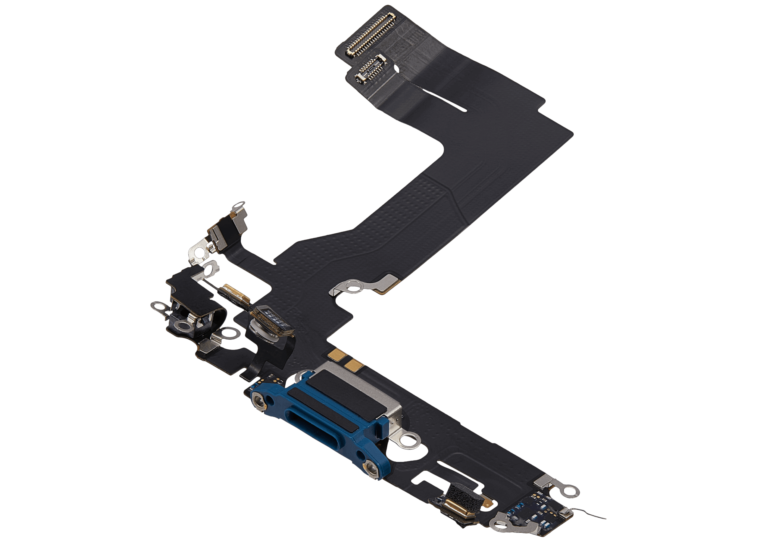 Ladebuchse Flexkabel für iPhone 13 Mini (ausgebautes Originalteil) (Blue (Blau)) – Bild 4
