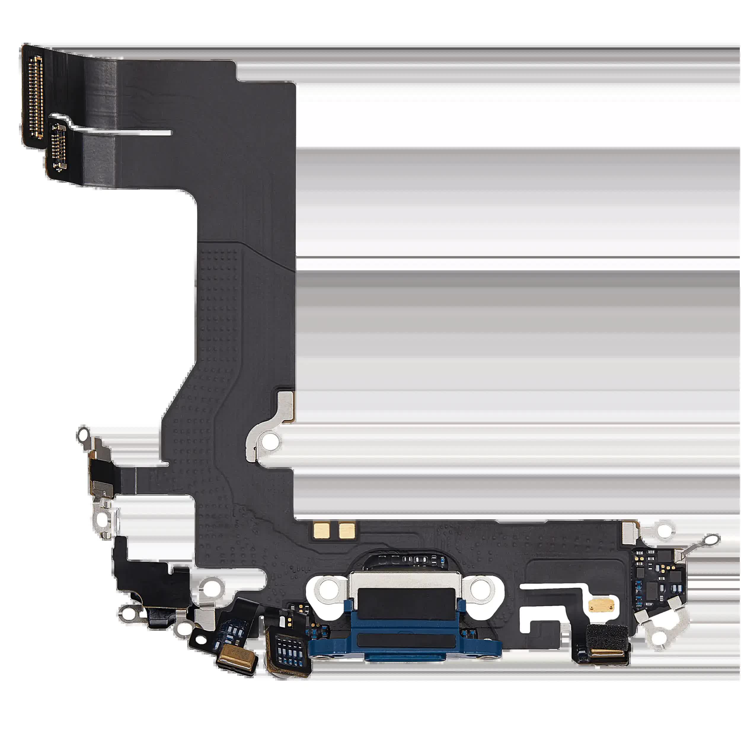 Ladebuchse Flexkabel für iPhone 13 Mini (ausgebautes Originalteil) (Blue (Blau))