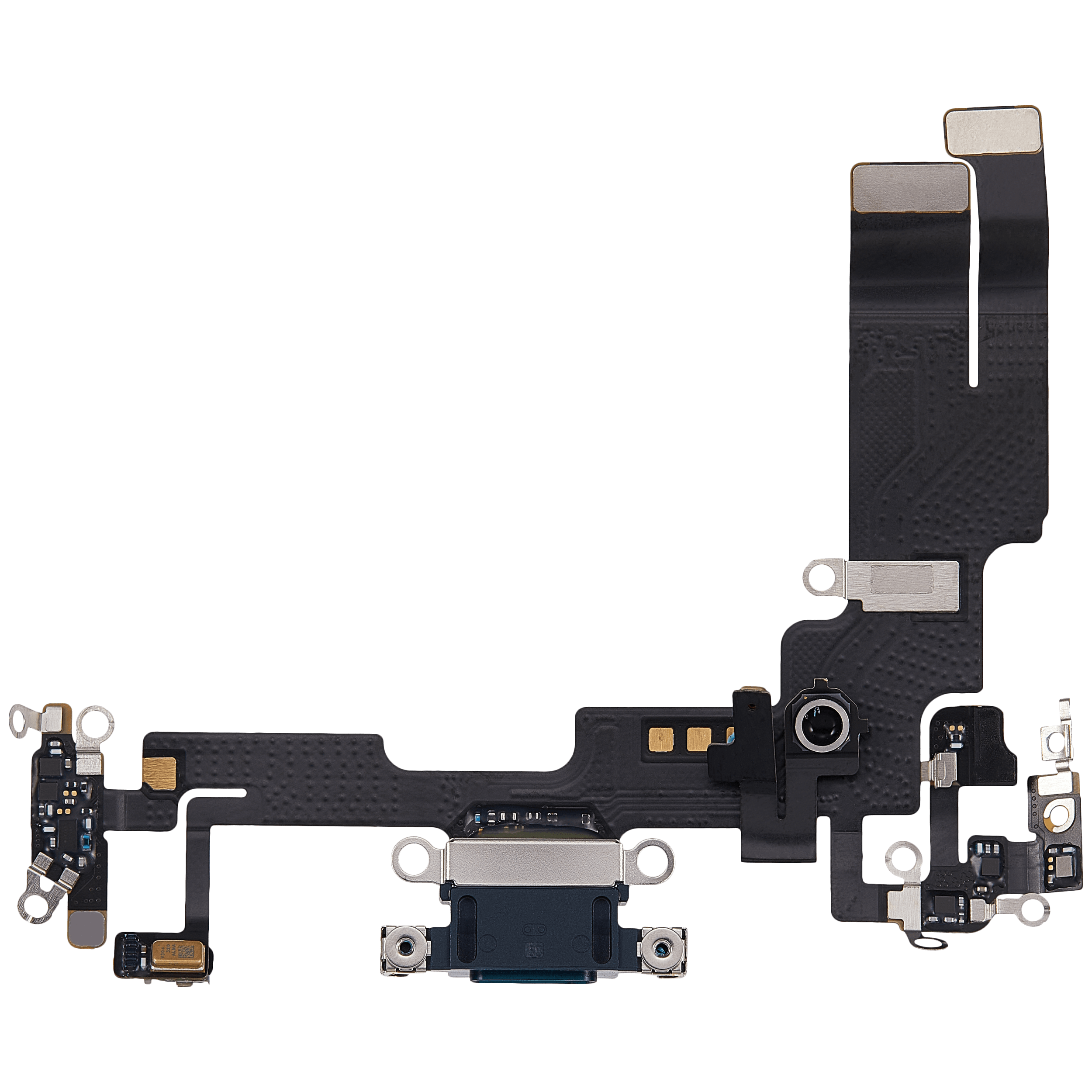 Ladebuchse Flexkabel für iPhone 14 (ausgebautes Originalteil) (Midnight) – Bild 3