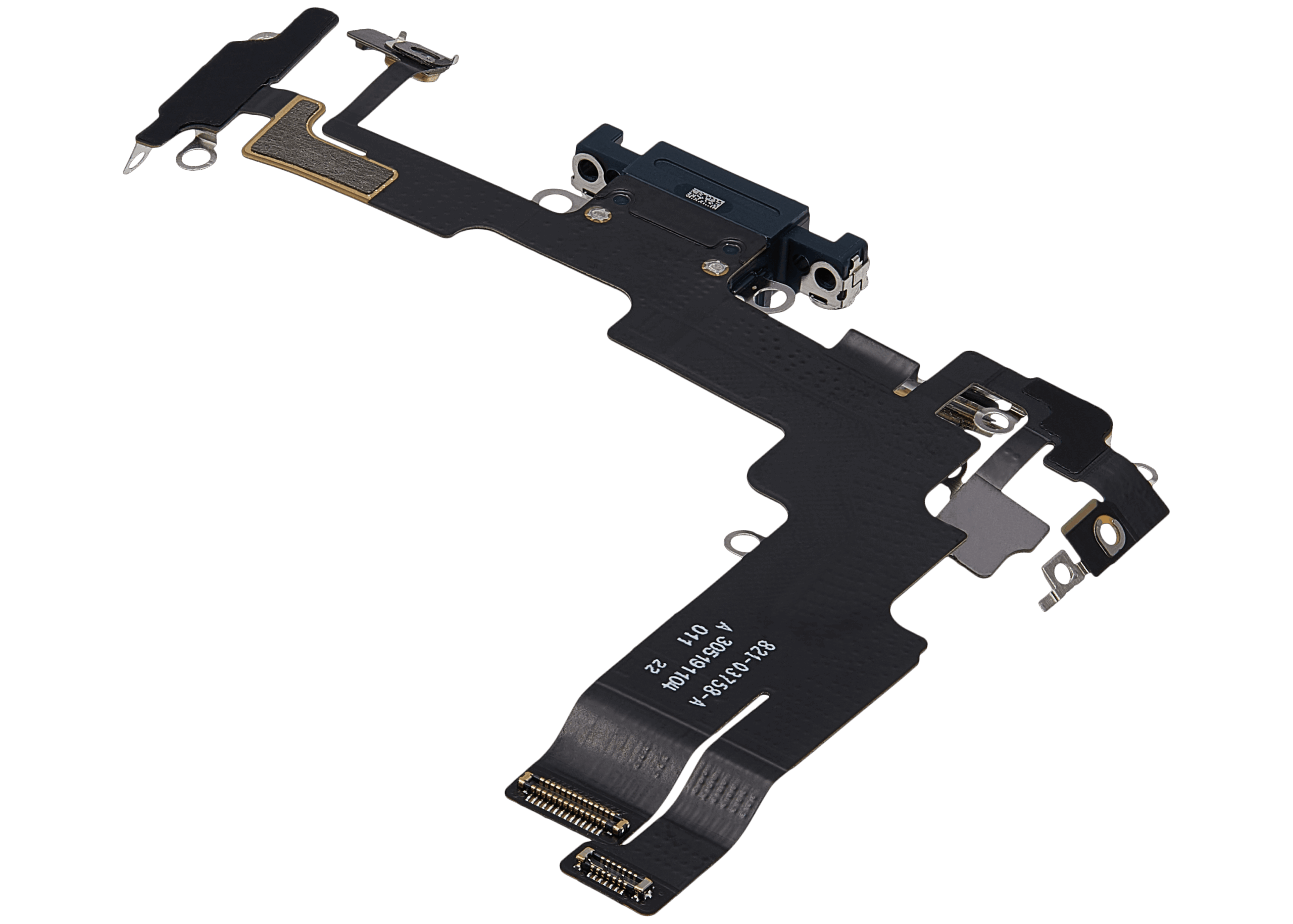 Ladebuchse Flexkabel für iPhone 14 (ausgebautes Originalteil) (Midnight) – Bild 4