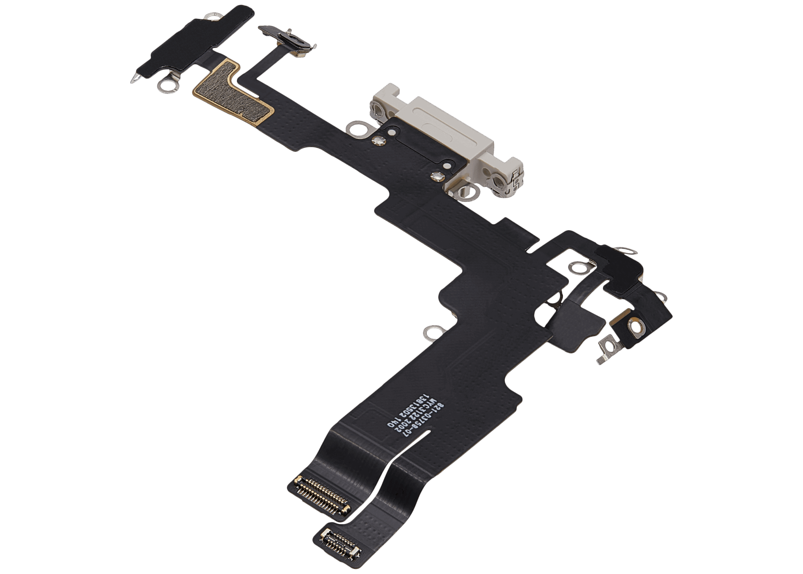 Ladebuchse Flexkabel für iPhone 14 (ausgebautes Originalteil) (Starlight) – Bild 4