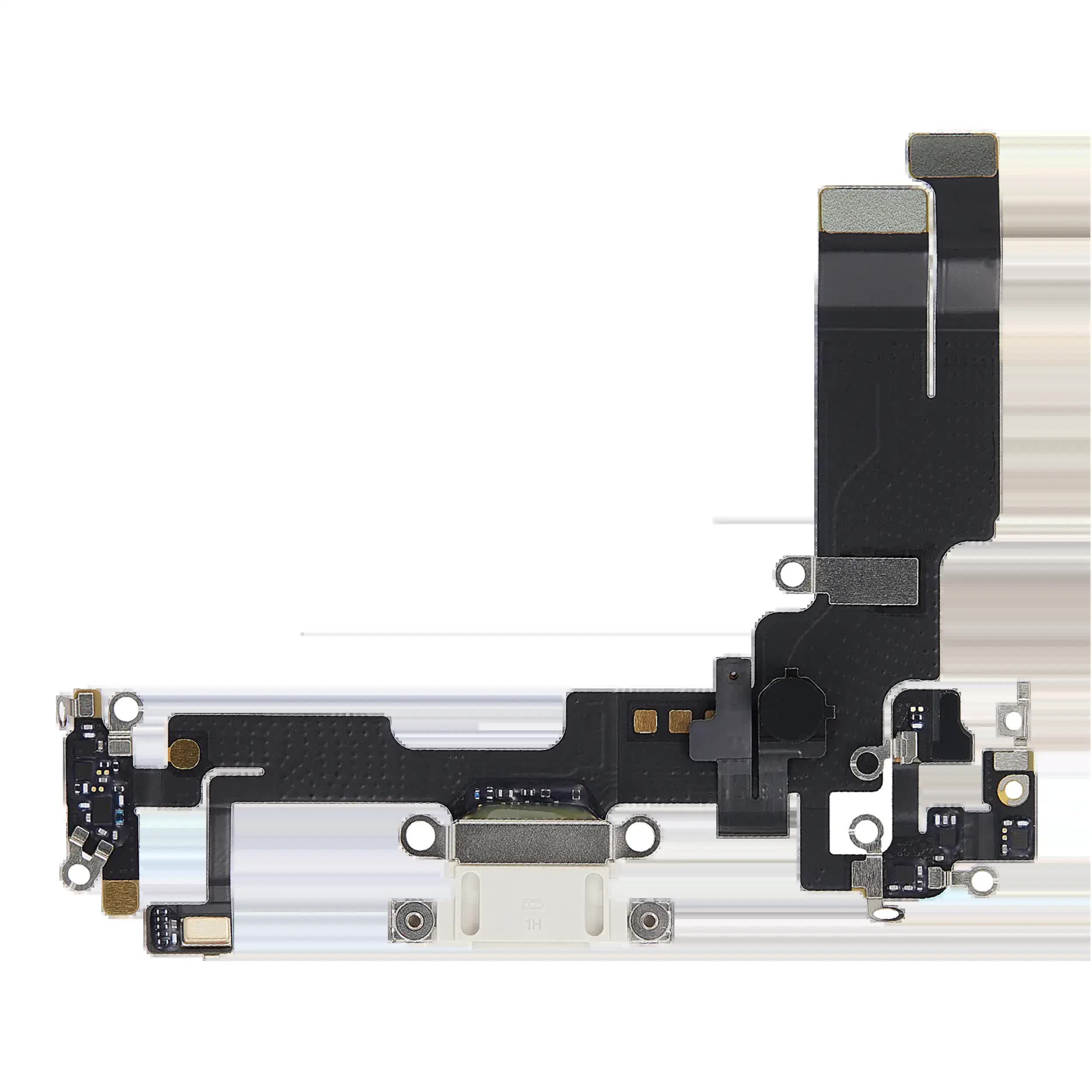 Ladebuchse Flexkabel für iPhone 14 (ausgebautes Originalteil) (Starlight)