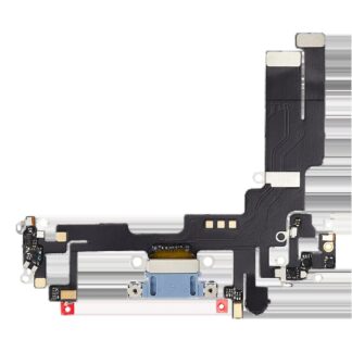 Ladebuchse Flexkabel für iPhone 14 (ausgebautes Originalteil) (Blue (Blau))