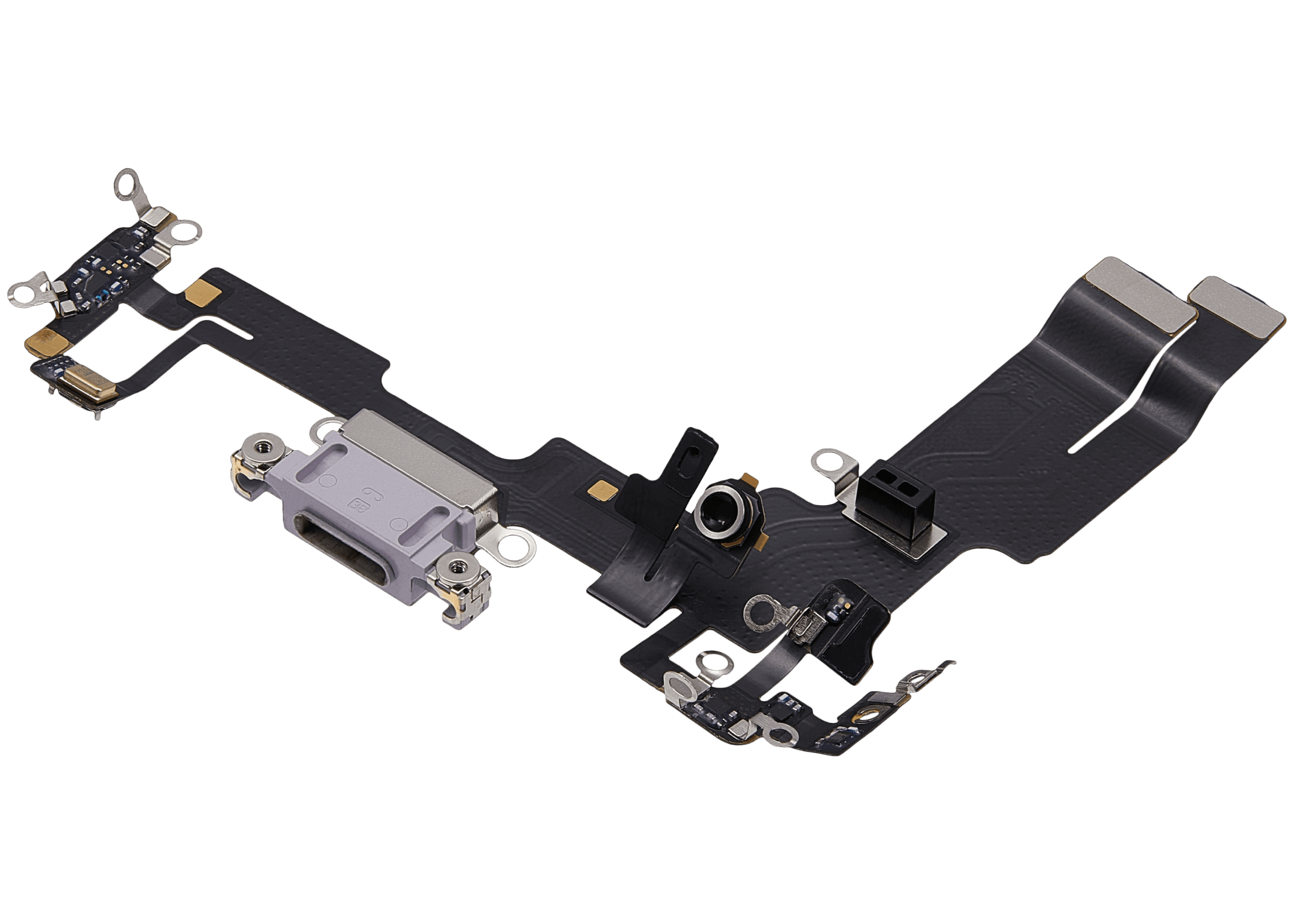 Ladebuchse Flexkabel für iPhone 14 (ausgebautes Originalteil) (Purple (Violett)) – Bild 4