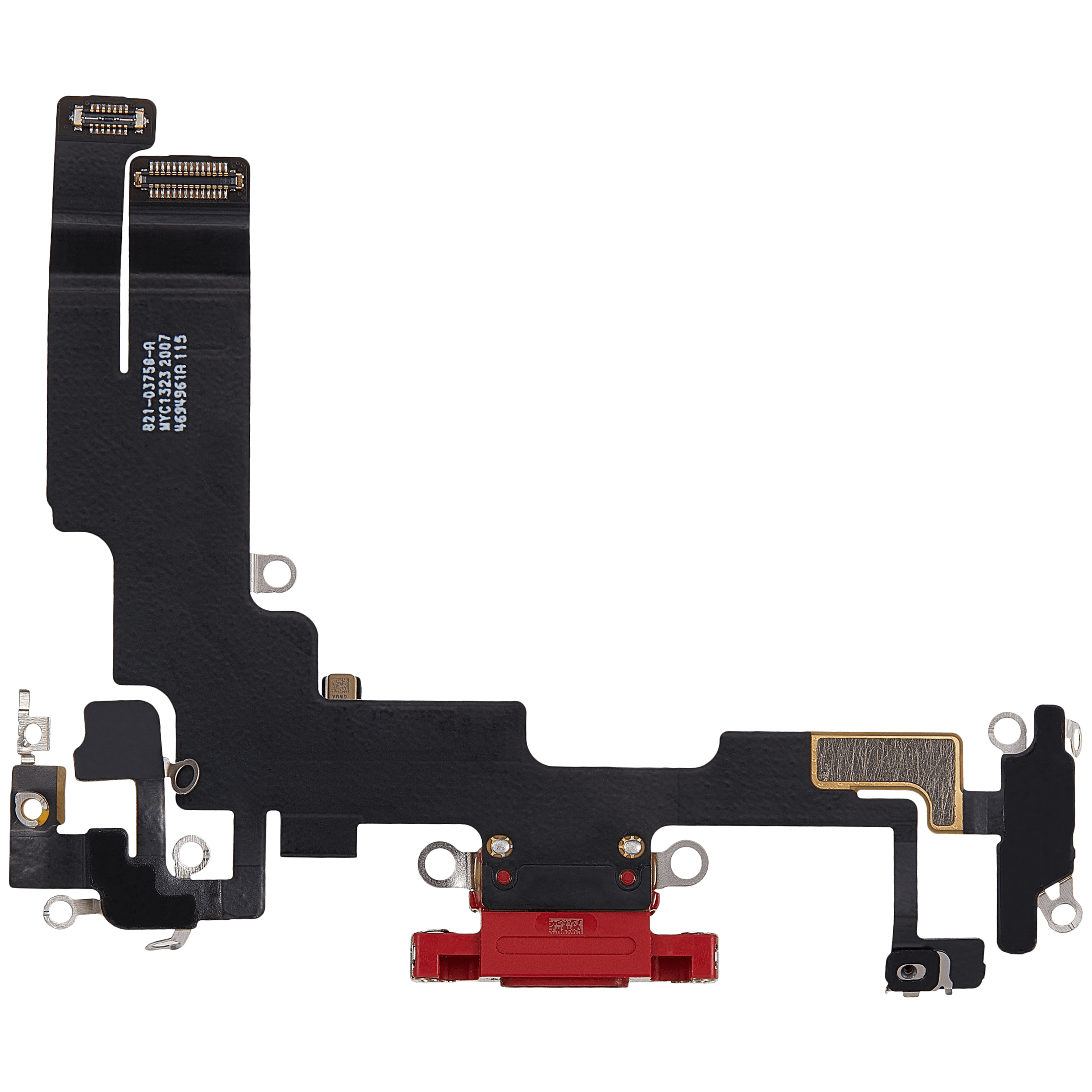 Ladebuchse Flexkabel für iPhone 14 (ausgebautes Originalteil) (Red (Rot)) – Bild 3