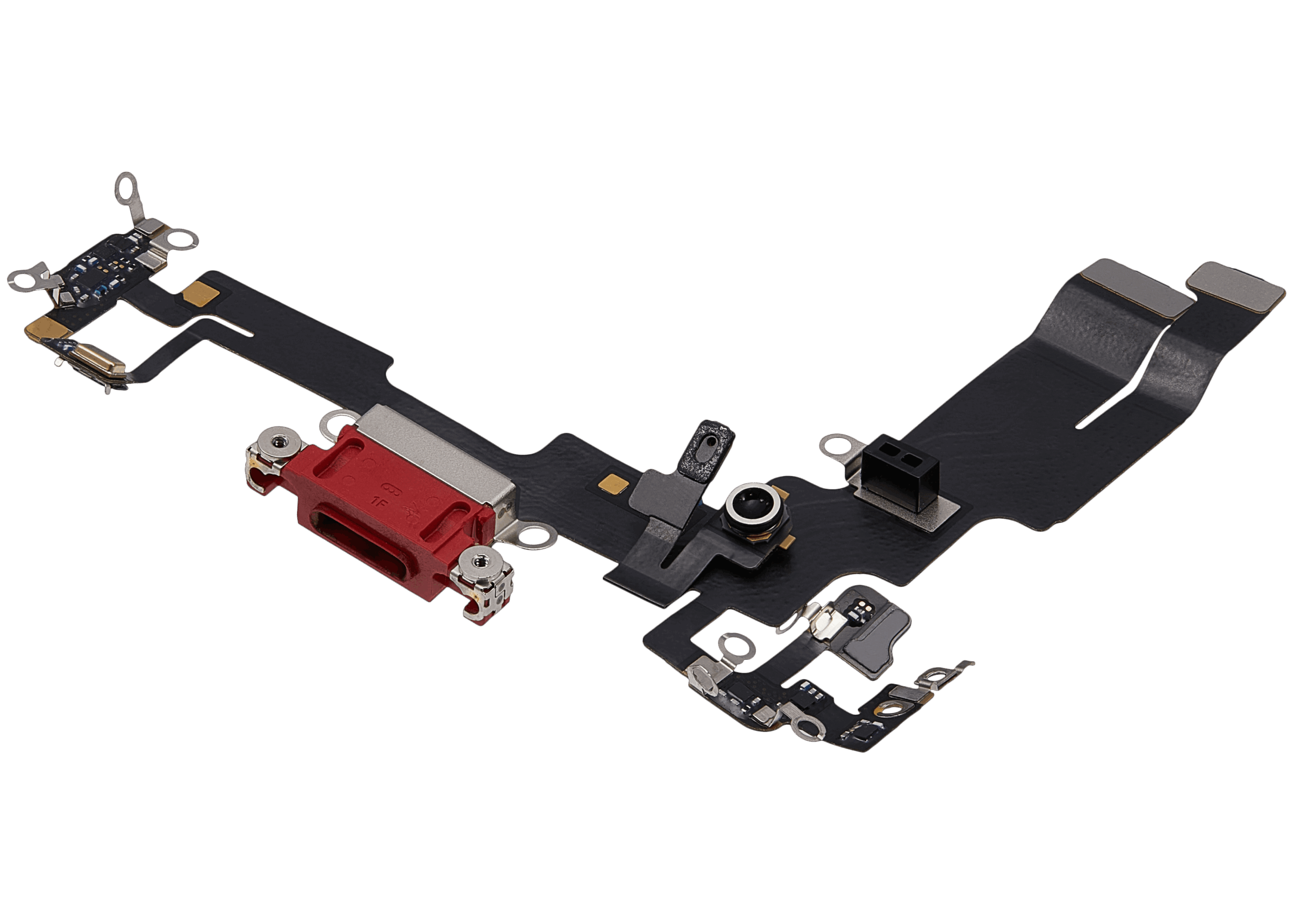 Ladebuchse Flexkabel für iPhone 14 (ausgebautes Originalteil) (Red (Rot)) – Bild 4