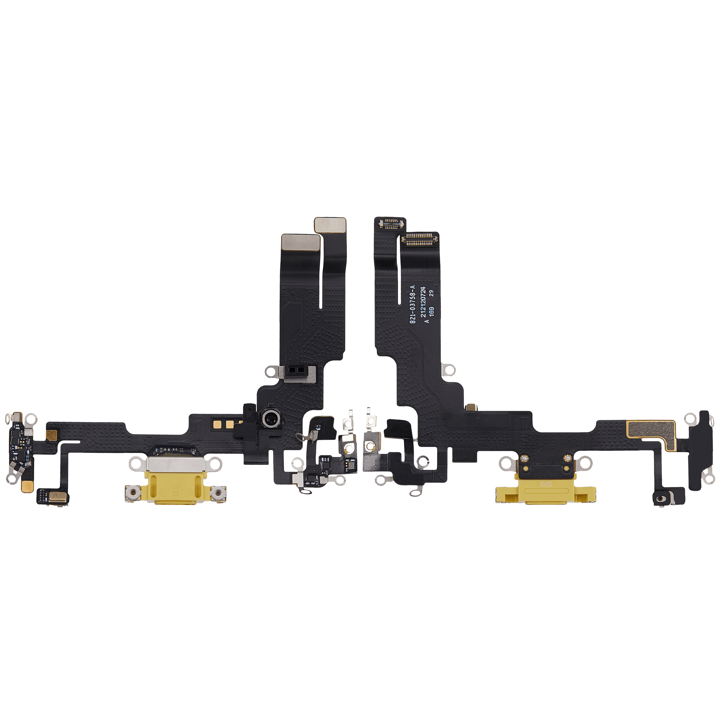 Ladebuchse Flexkabel für iPhone 14 (ausgebautes Originalteil) (Yellow) – Bild 2