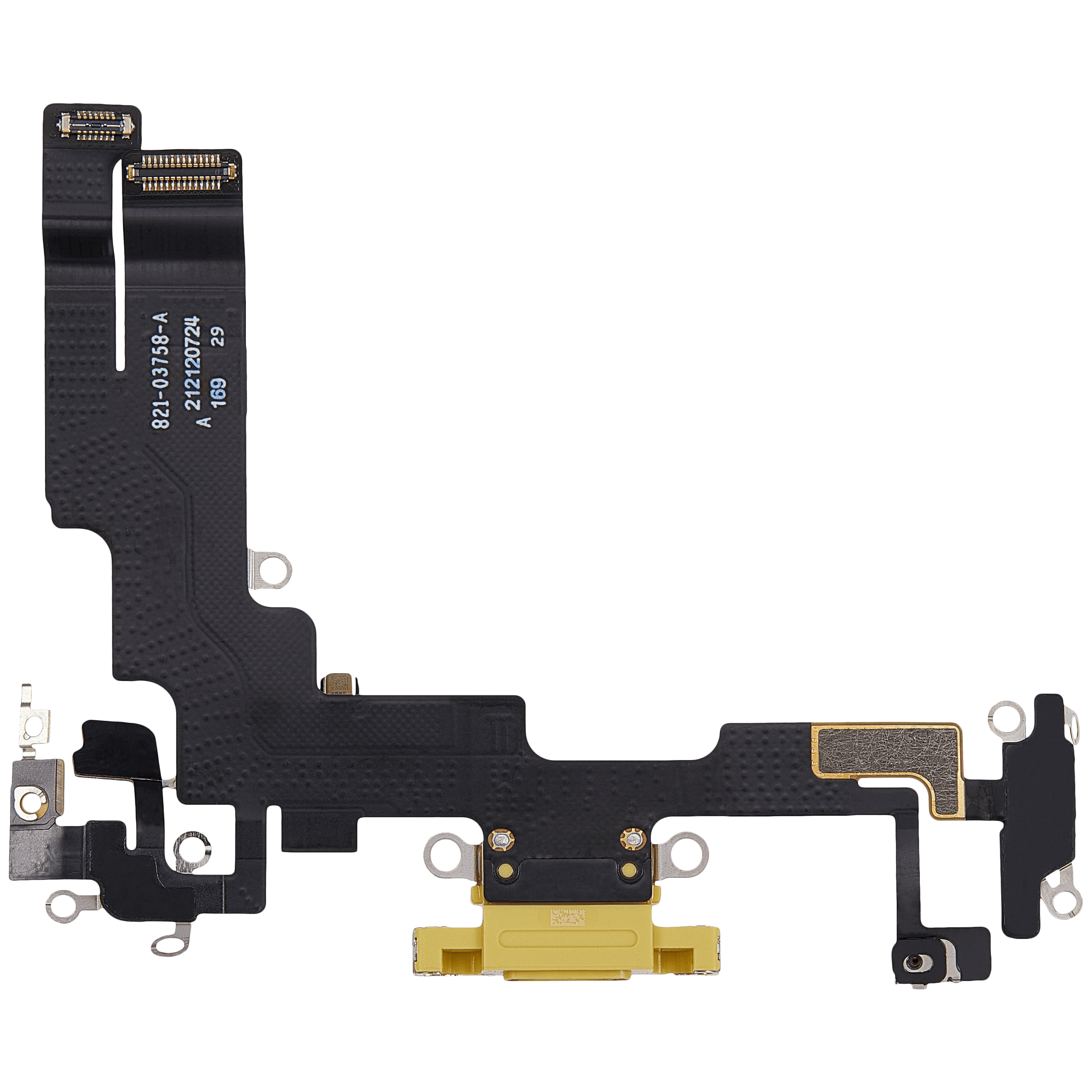 Ladebuchse Flexkabel für iPhone 14 (ausgebautes Originalteil) (Yellow) – Bild 3