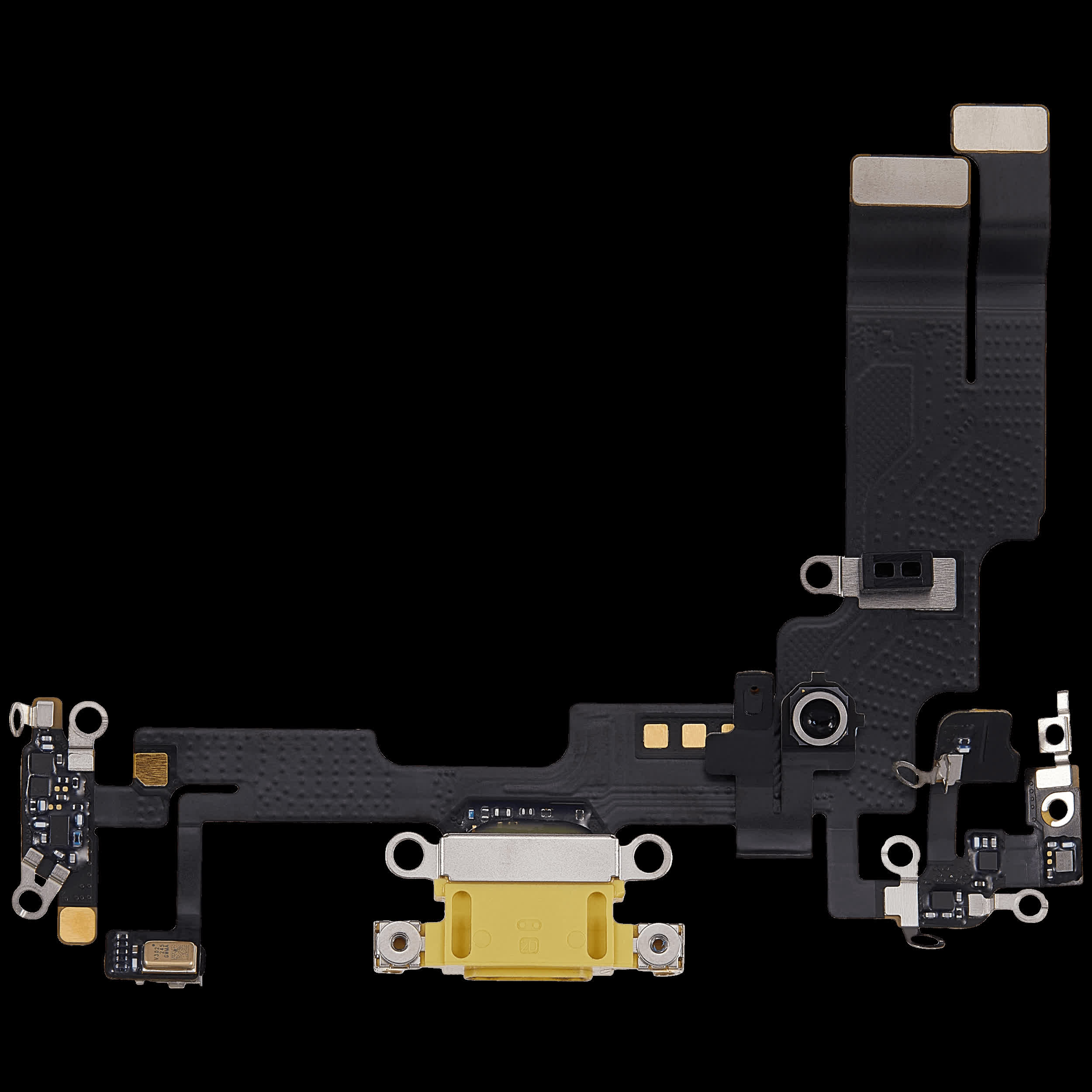 Ladebuchse Flexkabel für iPhone 14 (ausgebautes Originalteil) (Yellow)