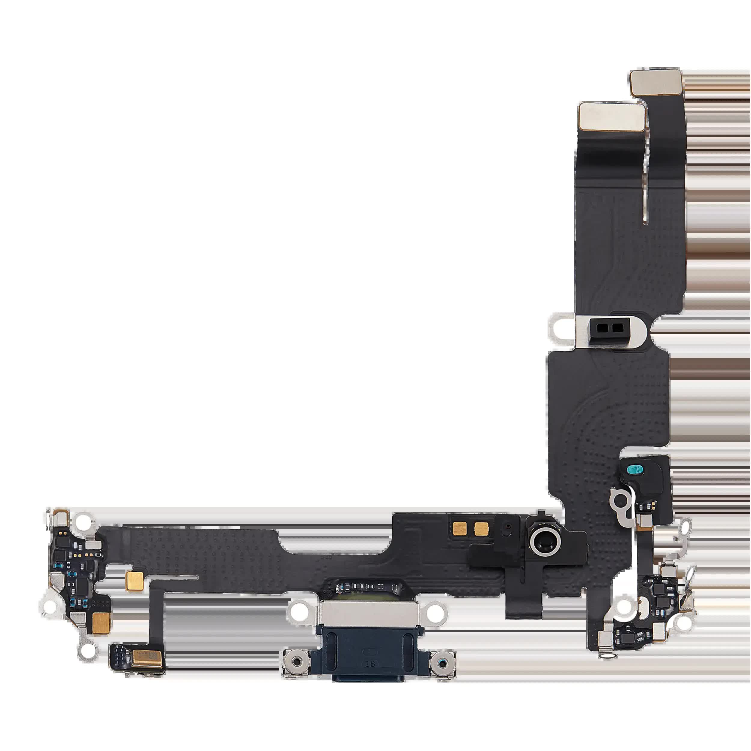 Ladebuchse Flexkabel für iPhone 14 Plus (ausgebautes Originalteil) (Midnight)