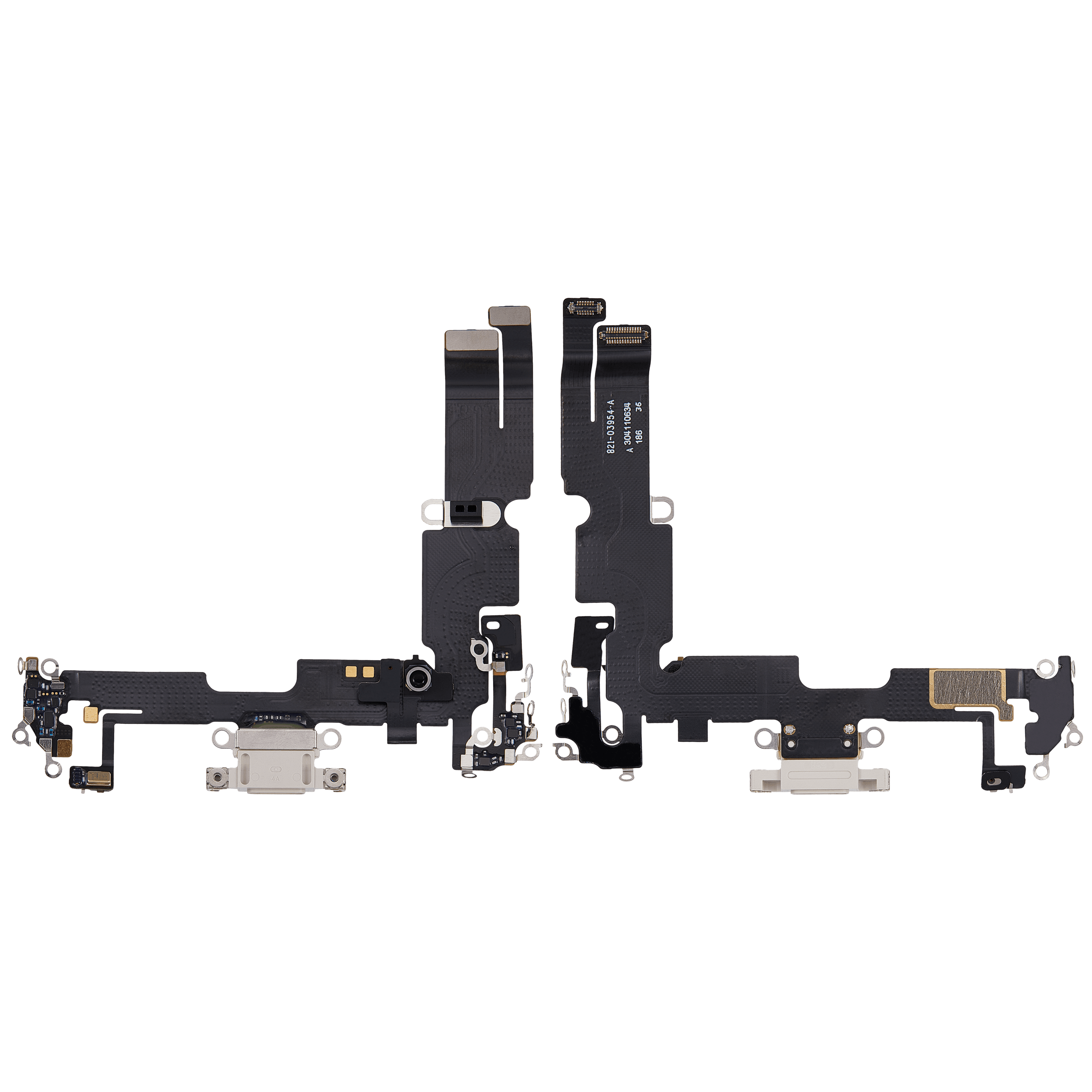 Ladebuchse Flexkabel für iPhone 14 Plus (ausgebautes Originalteil) (Starlight) – Bild 2