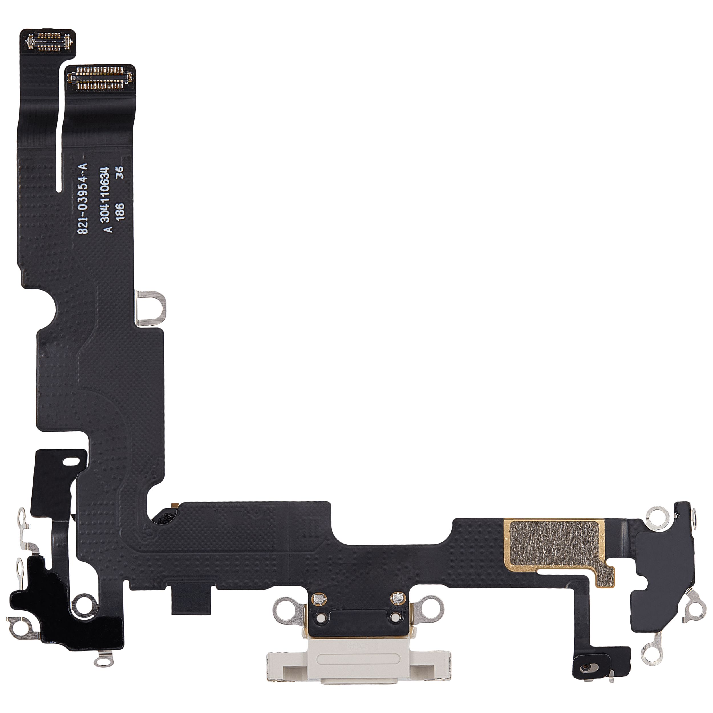 Ladebuchse Flexkabel für iPhone 14 Plus (ausgebautes Originalteil) (Starlight) – Bild 3
