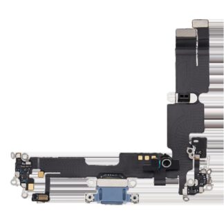 Ladebuchse Flexkabel für iPhone 14 Plus (ausgebautes Originalteil) (Blue (Blau))